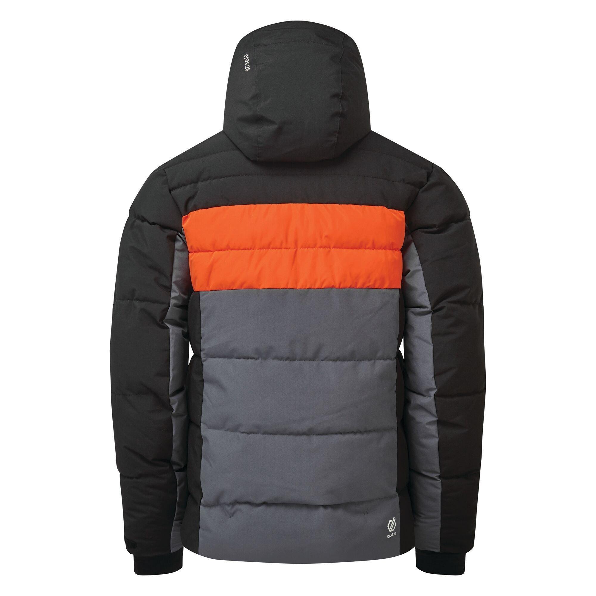 Black/Ebony - Dare 2b - Men's Denote Waterproof Recycled Long Sleeve Ski Jacket - 9