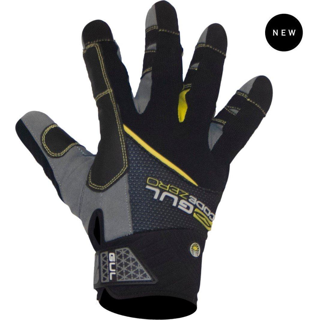 Blk/Yellow - Gul - Code Zero Summer Full Finger Gloves - 1