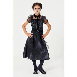 Character Studio Girls Wednesday Prom Dress Up Costume