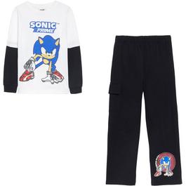 Character Sonic SONIC LS SLEEVE T SHIRT AND JOGGER