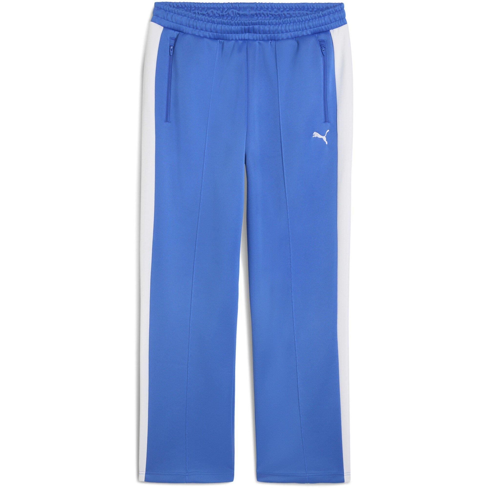 Mountain Blue - Puma - Men's Always On Relaxed Straight Open Hem Woven Tracksuit Joggers - 1
