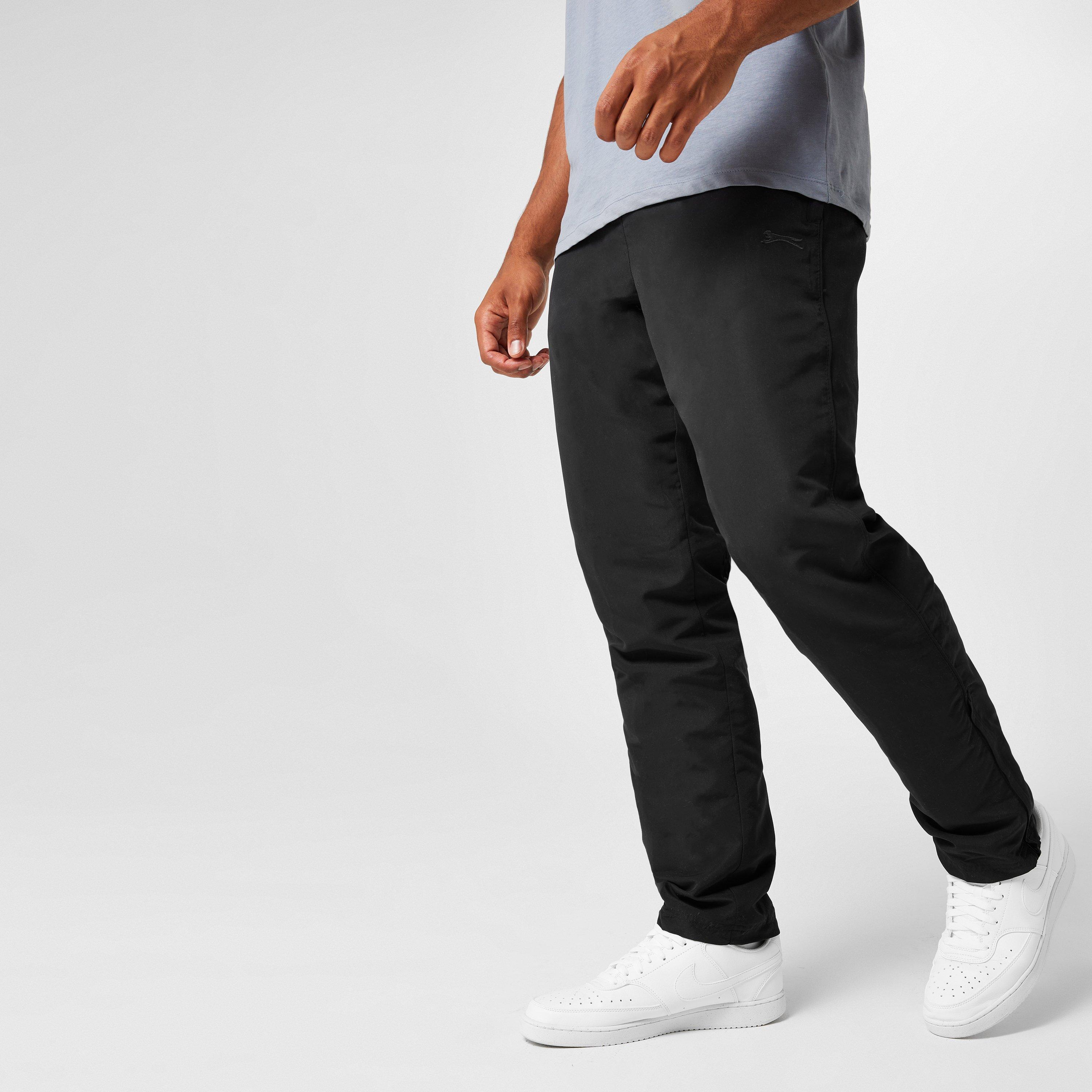Zwart - Slazenger - Open Hem Woven Sweatpants Mens - 3