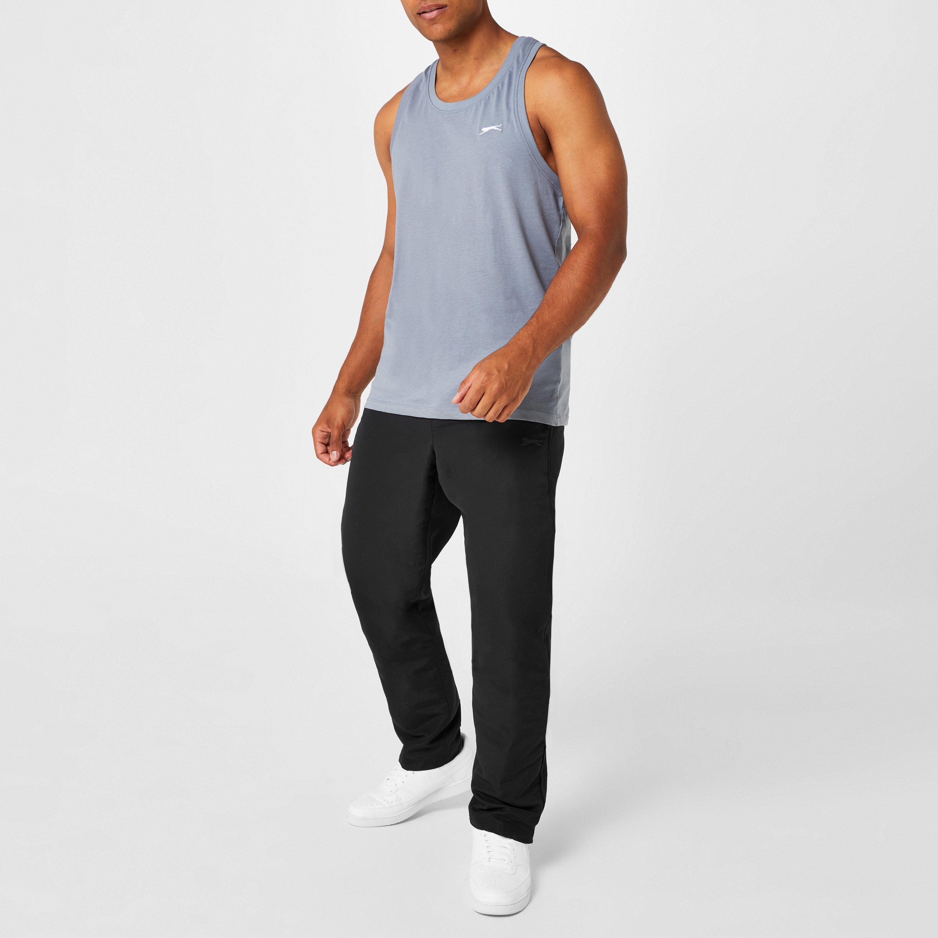 Zwart - Slazenger - Open Hem Woven Sweatpants Mens - 5