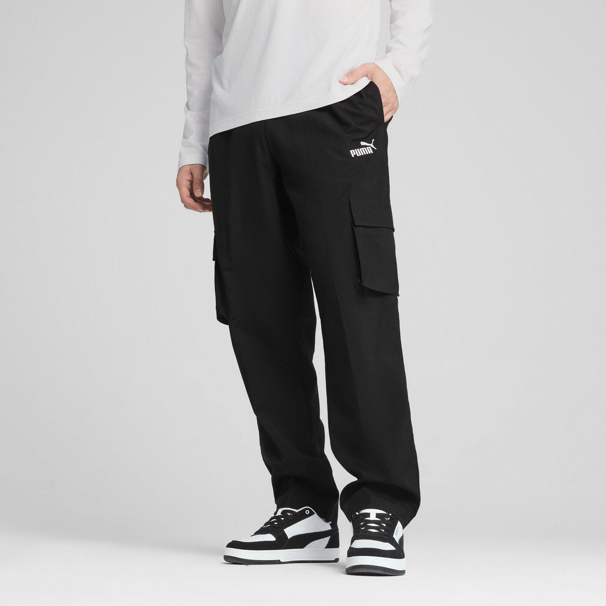 Puma Black - Puma - Essentials Logo Woven Mens Cargo Pants - 2