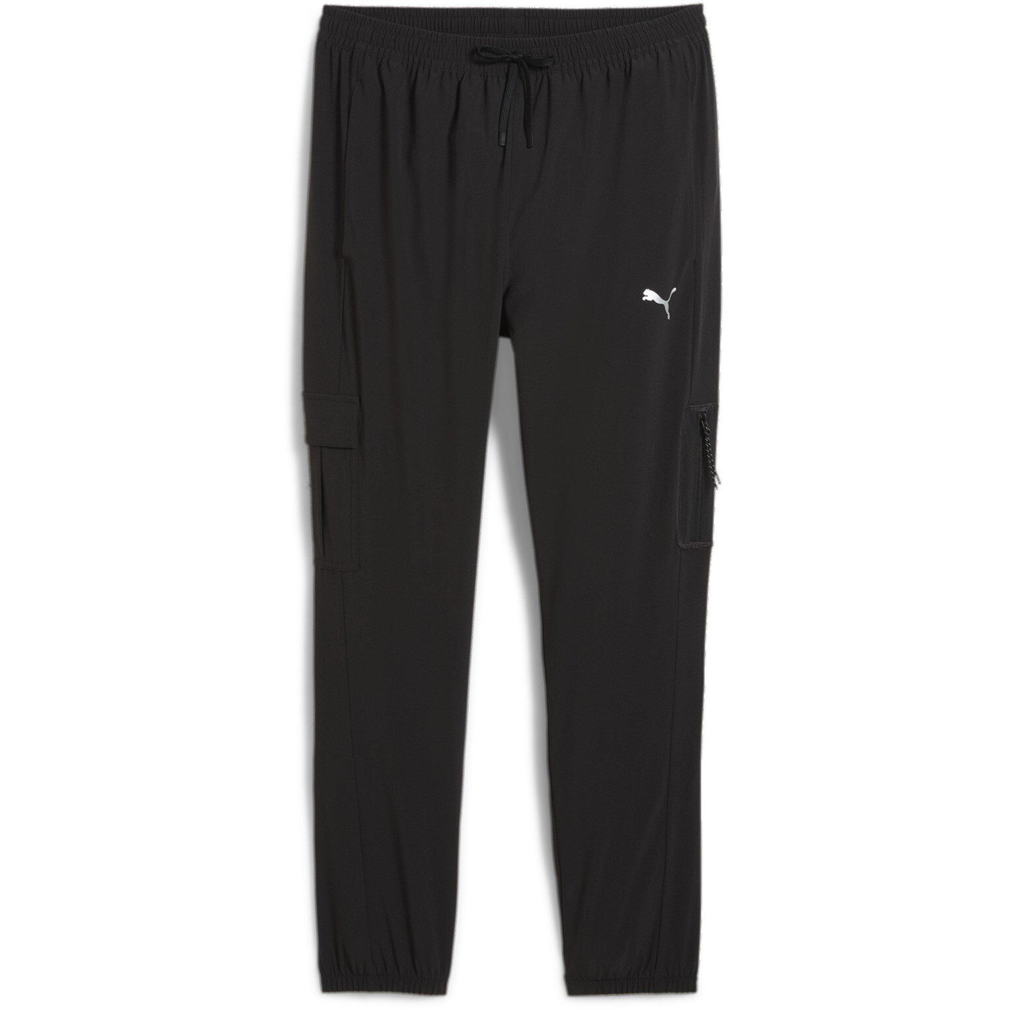 Puma Black - Puma - Men's Flex Open Hem Woven Joggers - 1