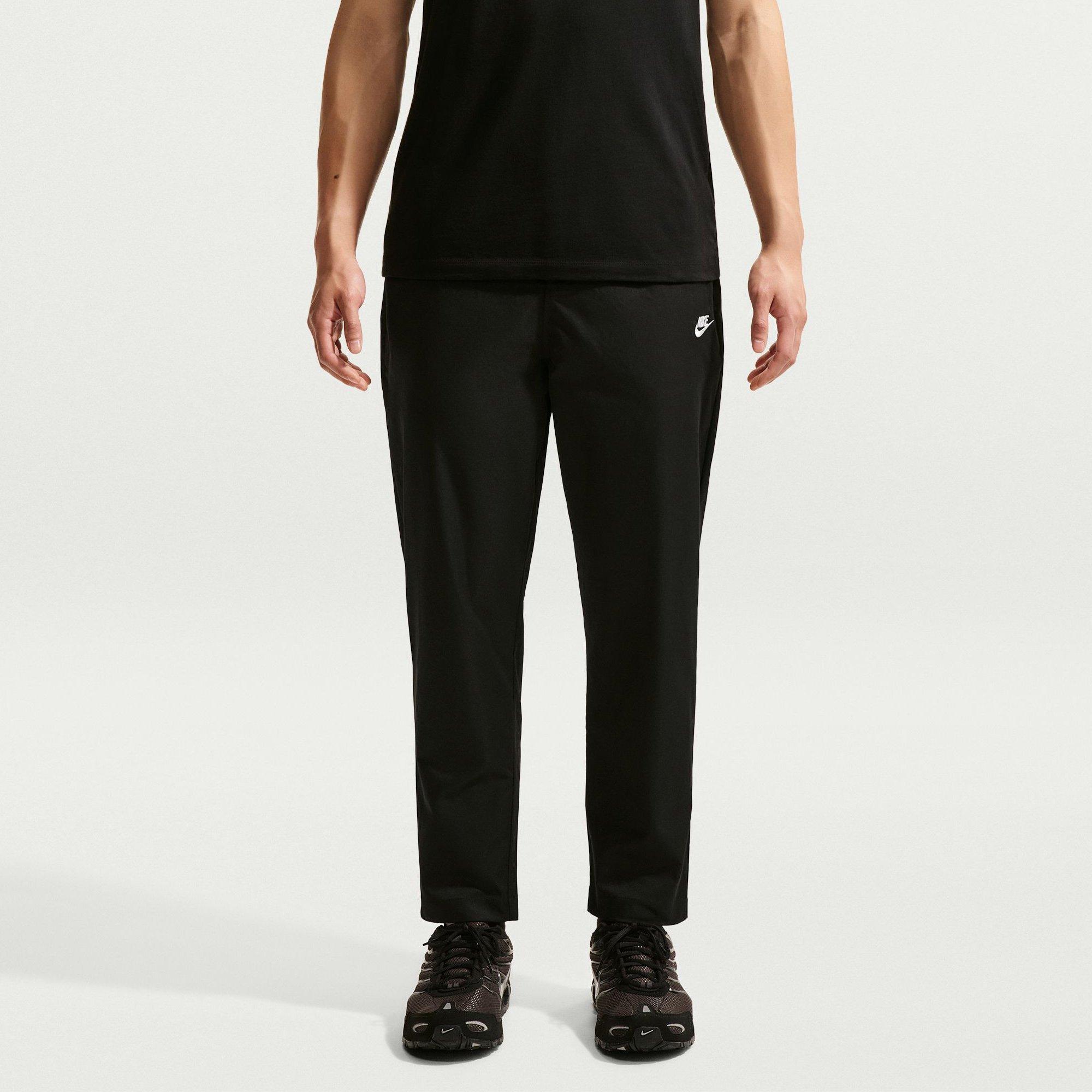 Black/White - Nike - Men's Woven Open Hem Tapered Joggers - 1
