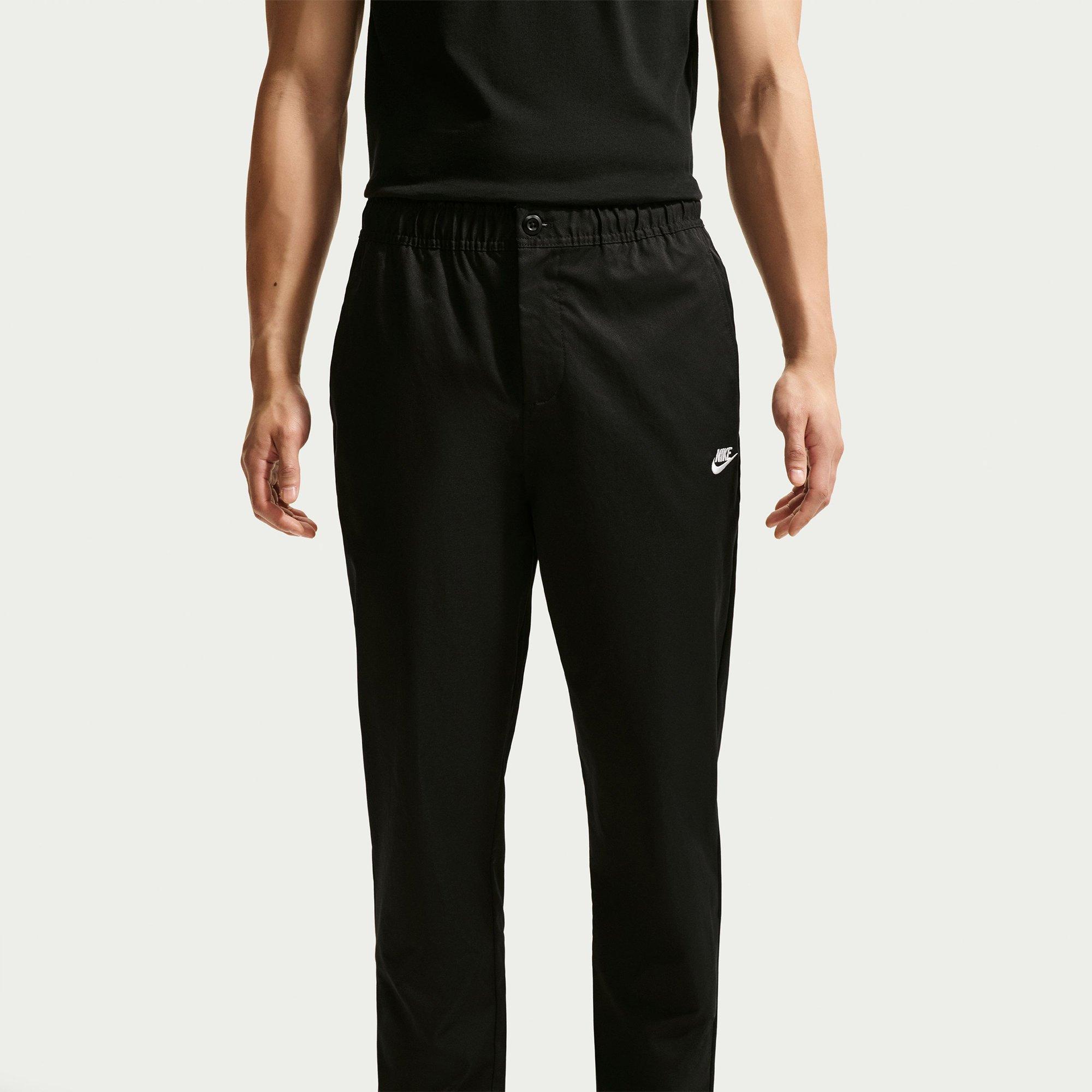 Black/White - Nike - Men's Woven Open Hem Tapered Joggers - 2