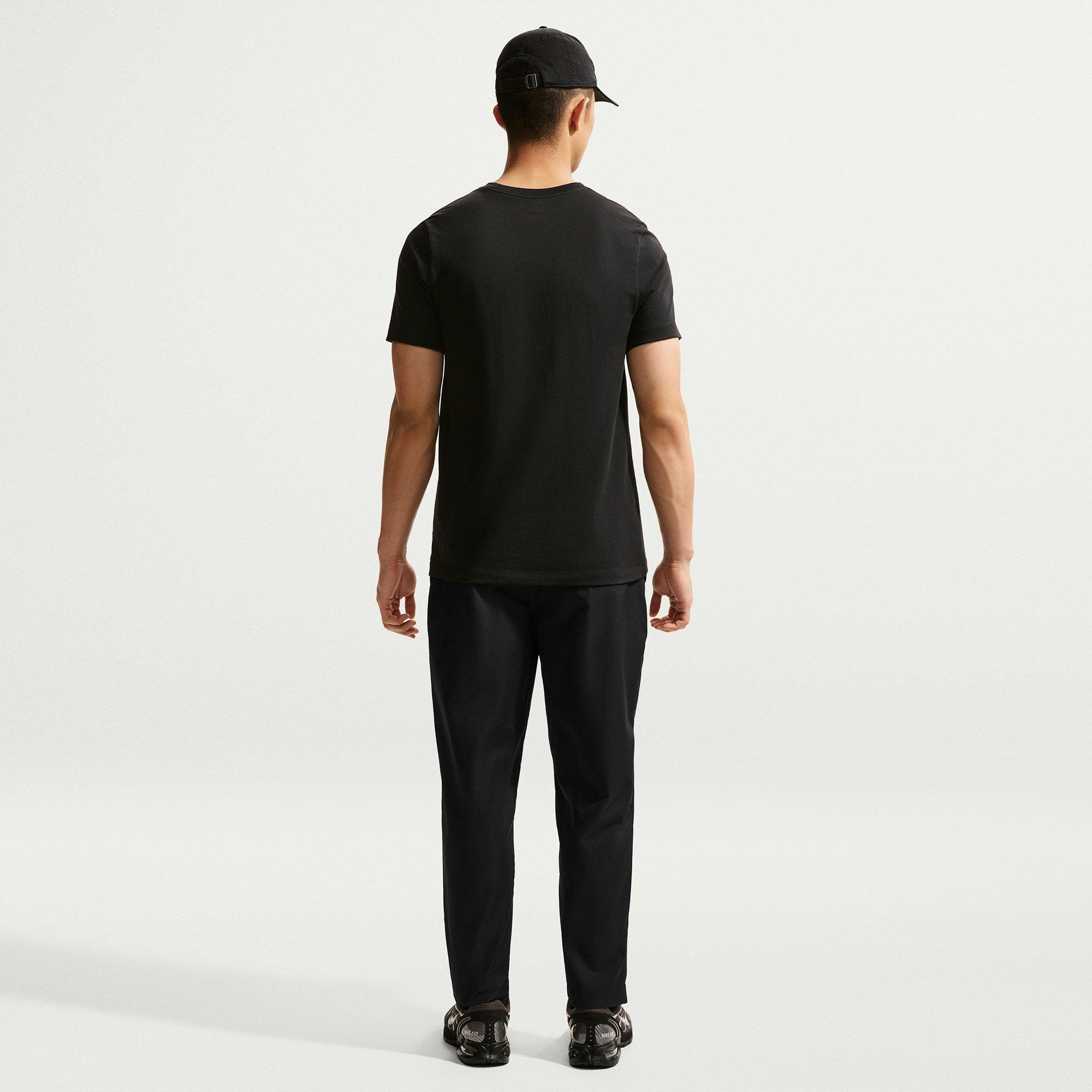 Black/White - Nike - Men's Woven Open Hem Tapered Joggers - 5