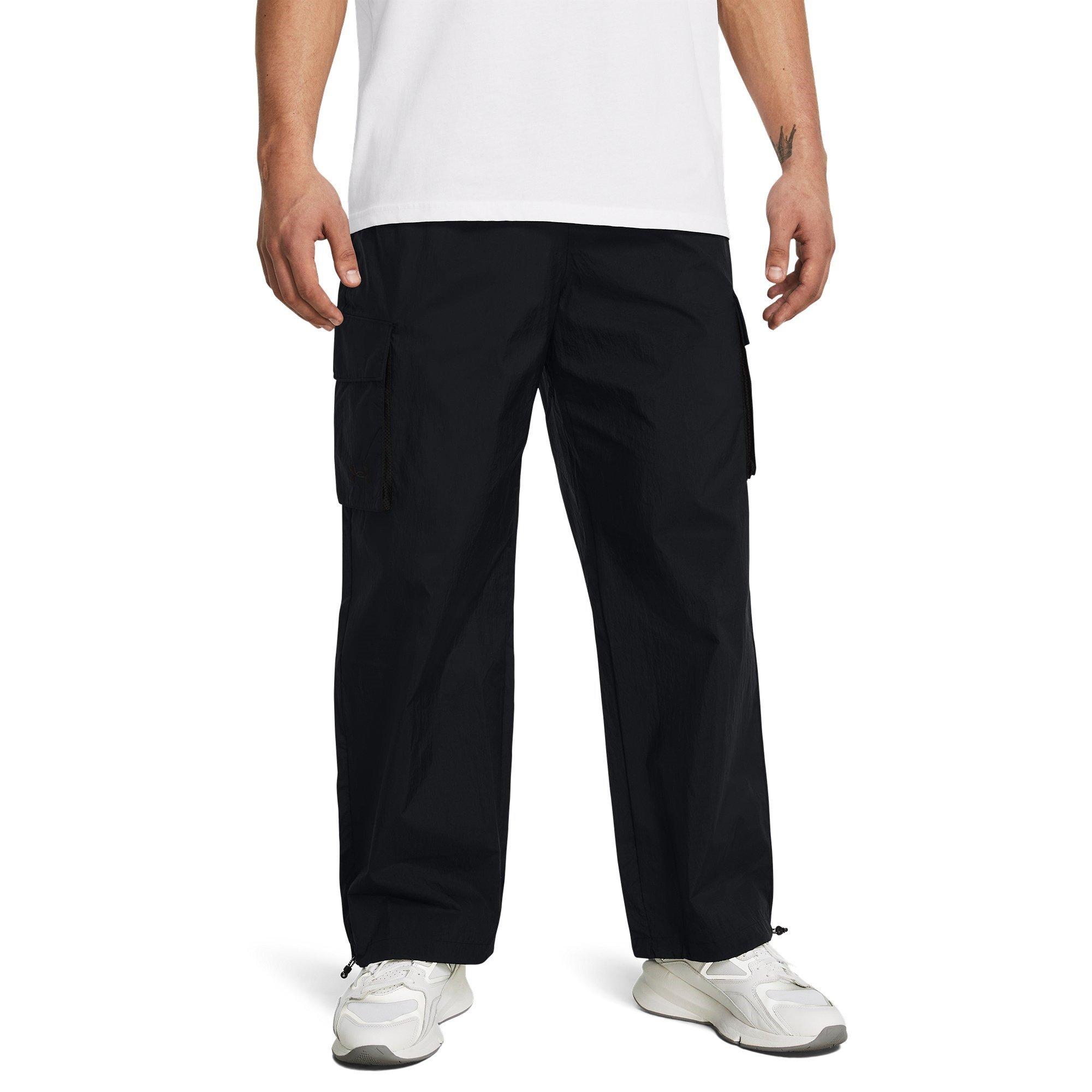 Black - Under Armour - Open Hem Woven Tracksuit Joggers - 3