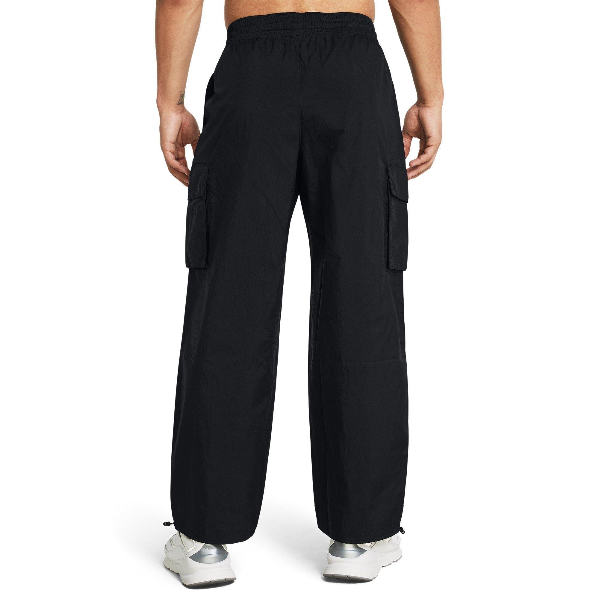 Black - Under Armour - Open Hem Woven Tracksuit Joggers - 4