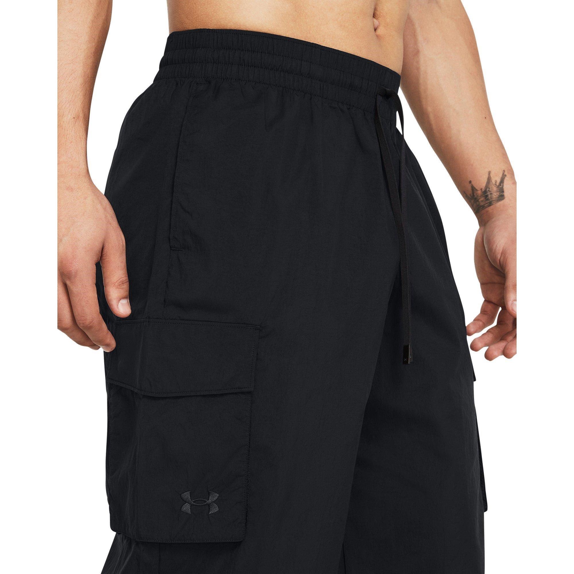 Black - Under Armour - Open Hem Woven Tracksuit Joggers - 6