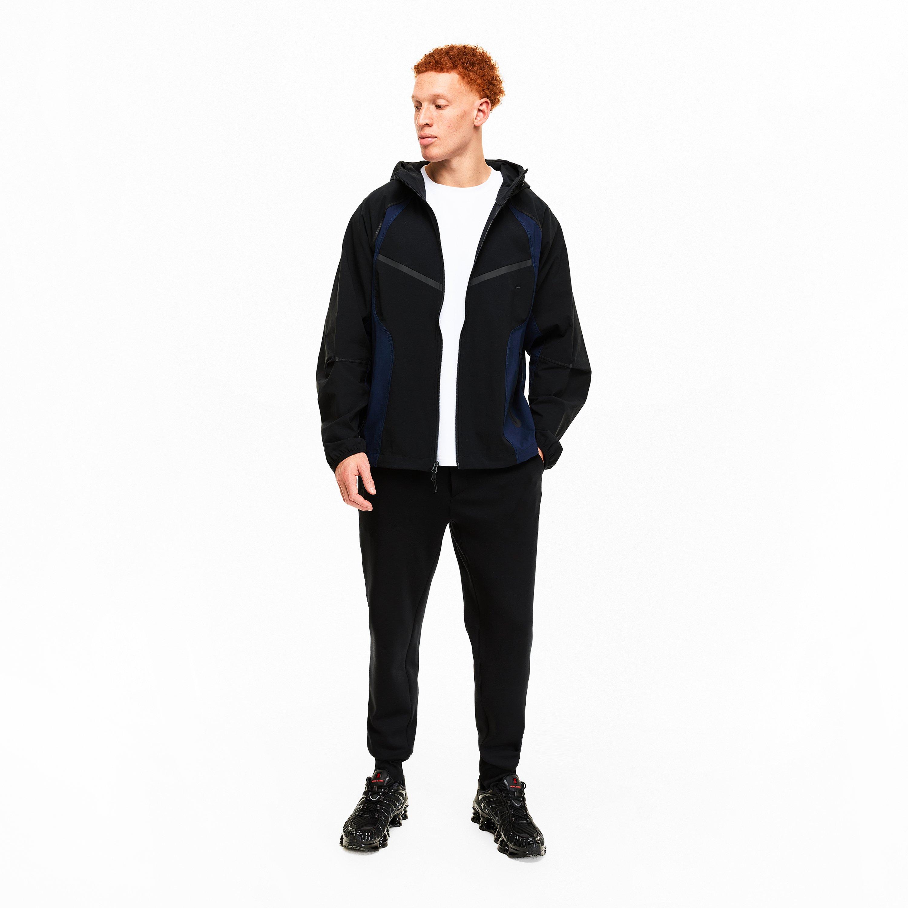 Black/Obsidian - Nike - Men's Tech Pant Closed Hem Woven Tracksuit Joggers - 6
