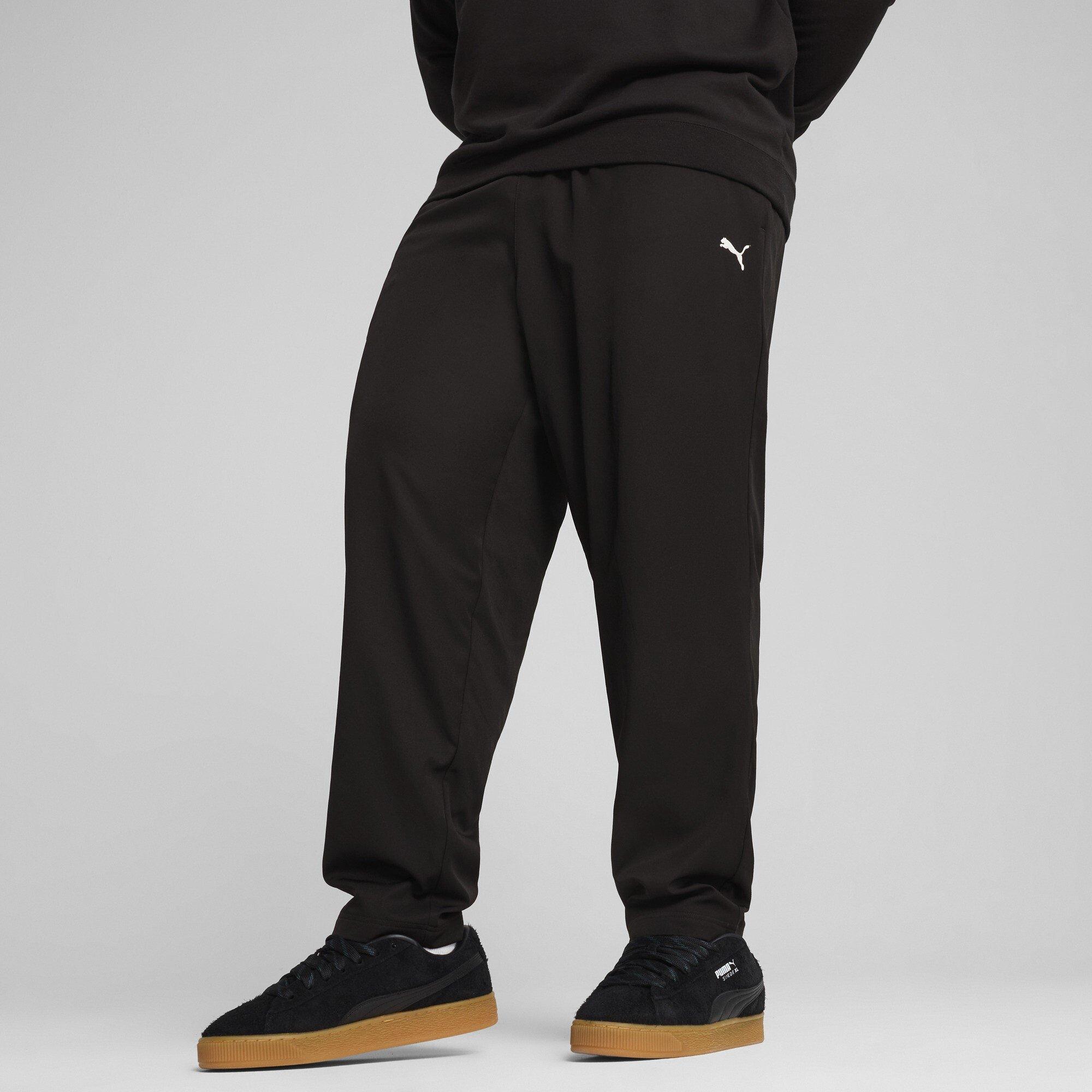 Puma Black - Puma - Men's Open Hem Woven Tracksuit Joggers - 3