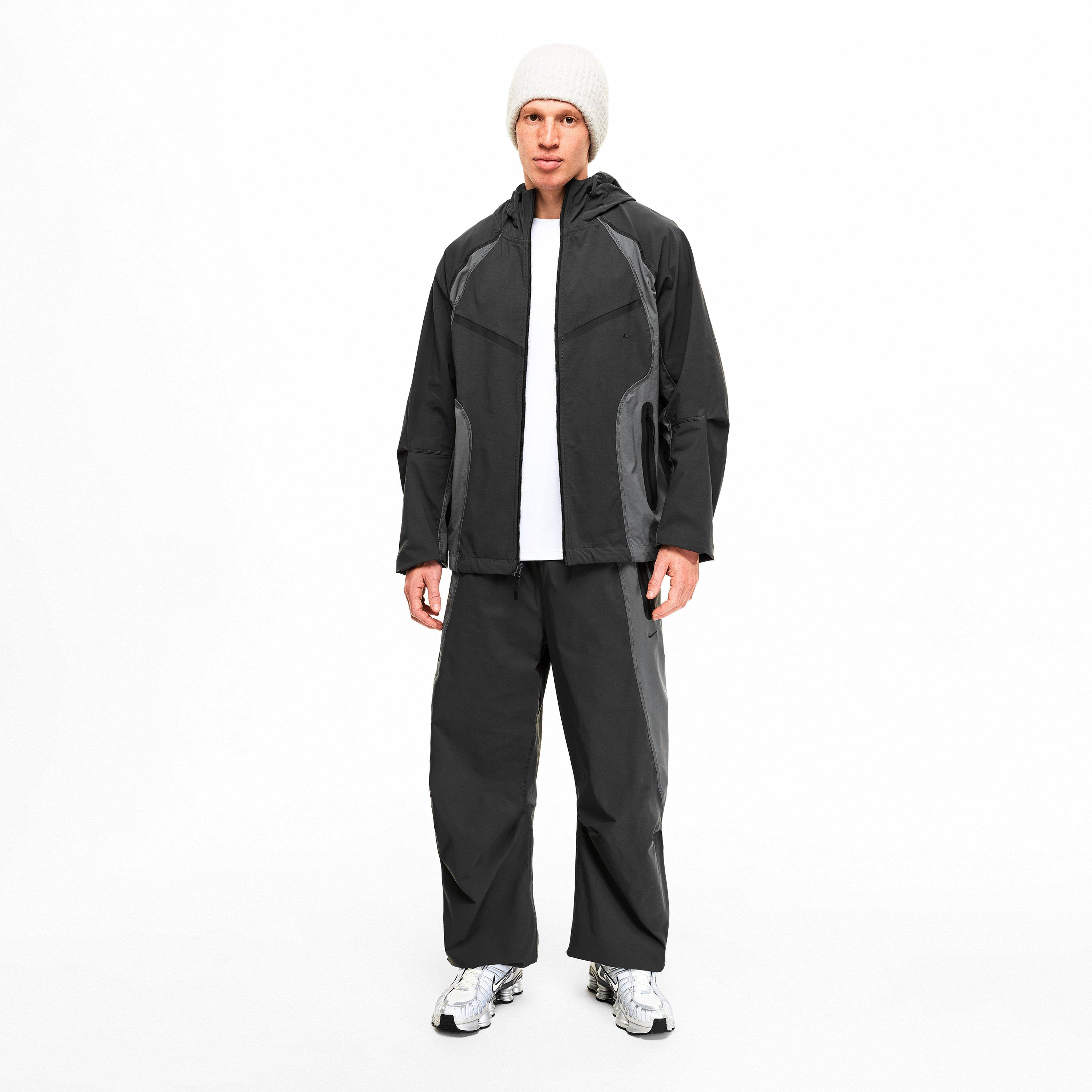 Anthracite/Iron - Nike - Men's Woven Tech Pro Closed Hem Tracksuit Joggers - 6