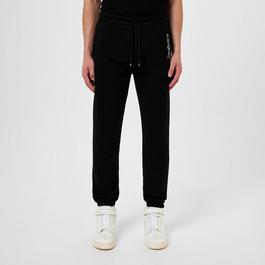 Saint Laurent Embroidered Fleece Jogging Bottoms