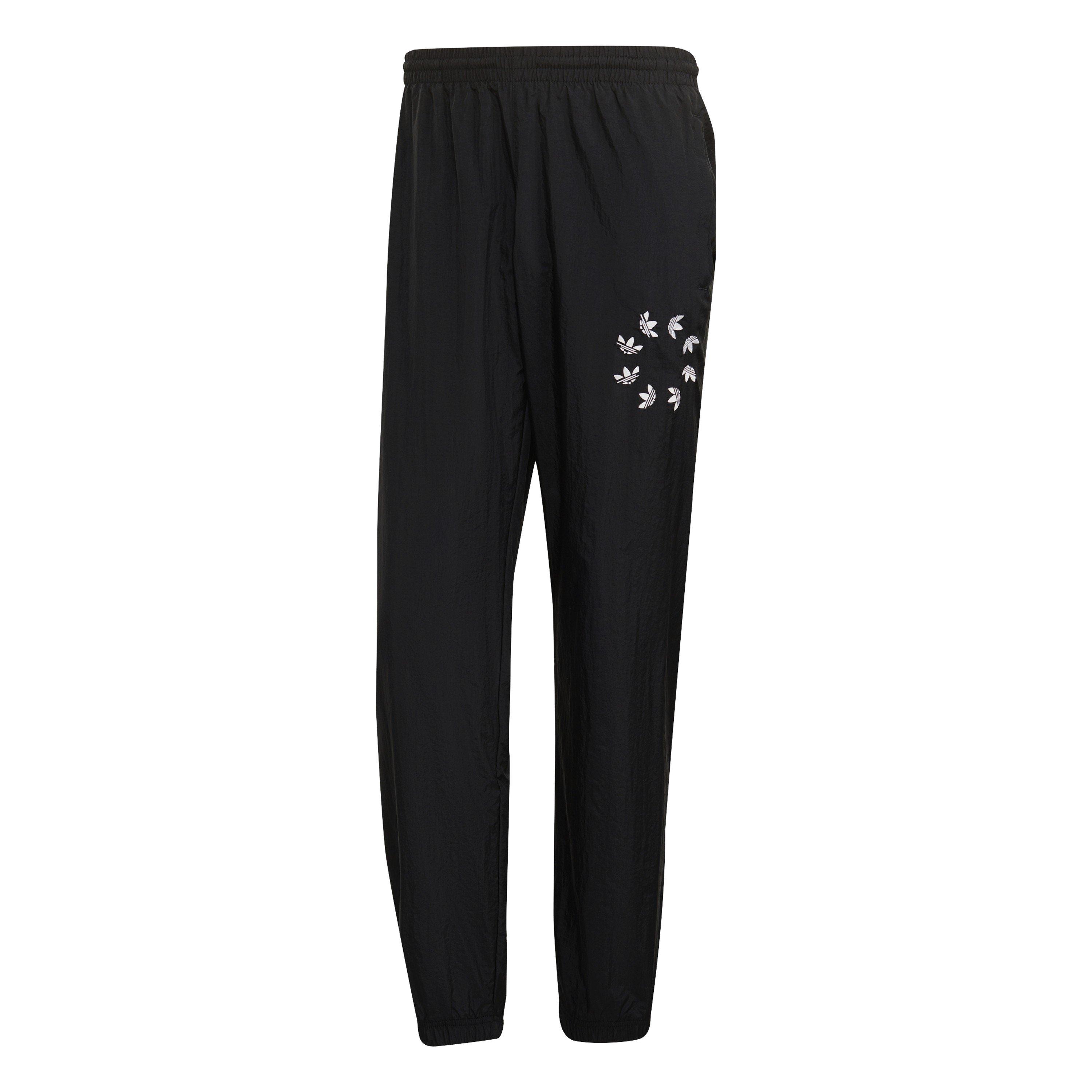 Black - adidas Originals - Men's Closed Hem Woven Tracksuit Joggers