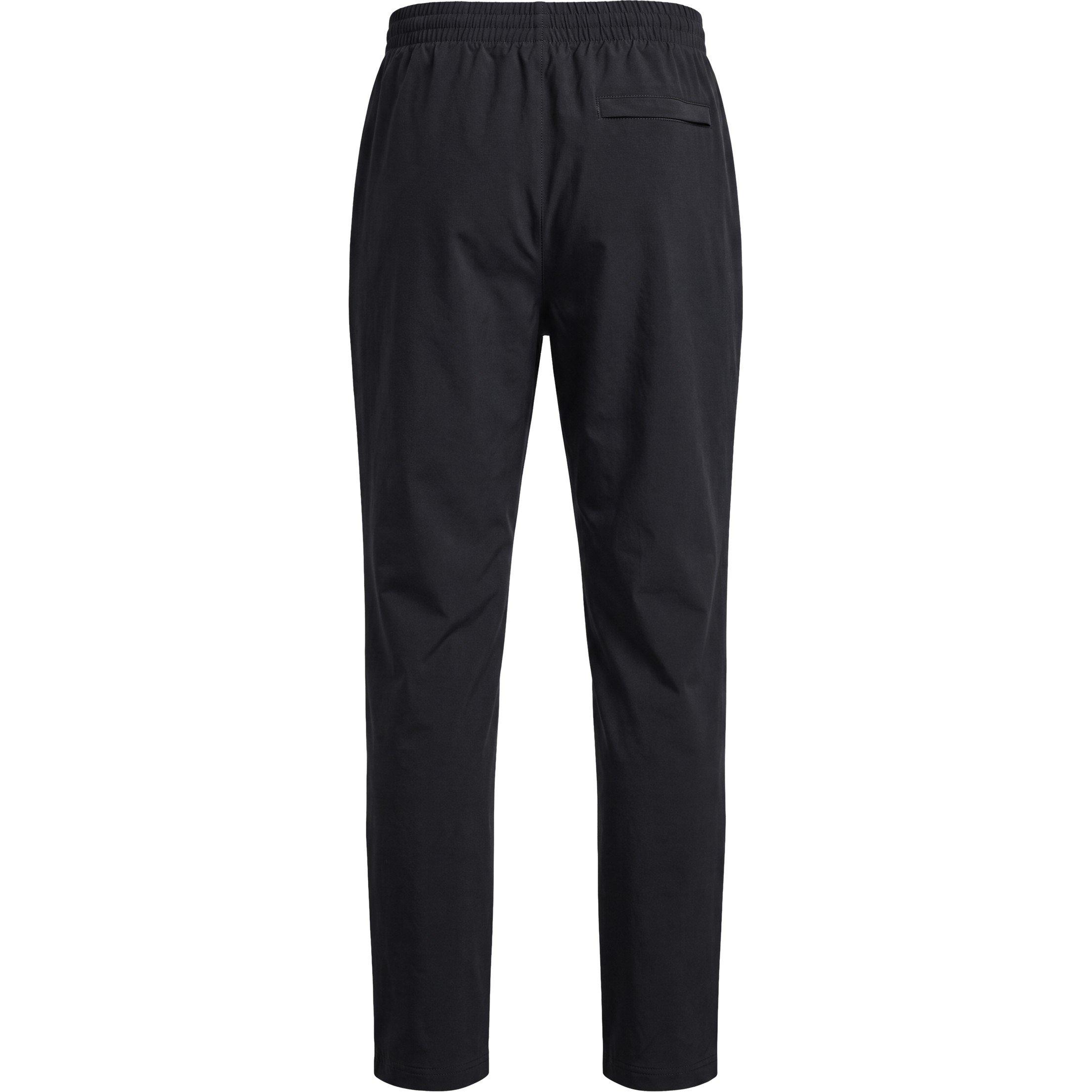 Black/White - Under Armour - Men's Rival Woven Joggers - 2