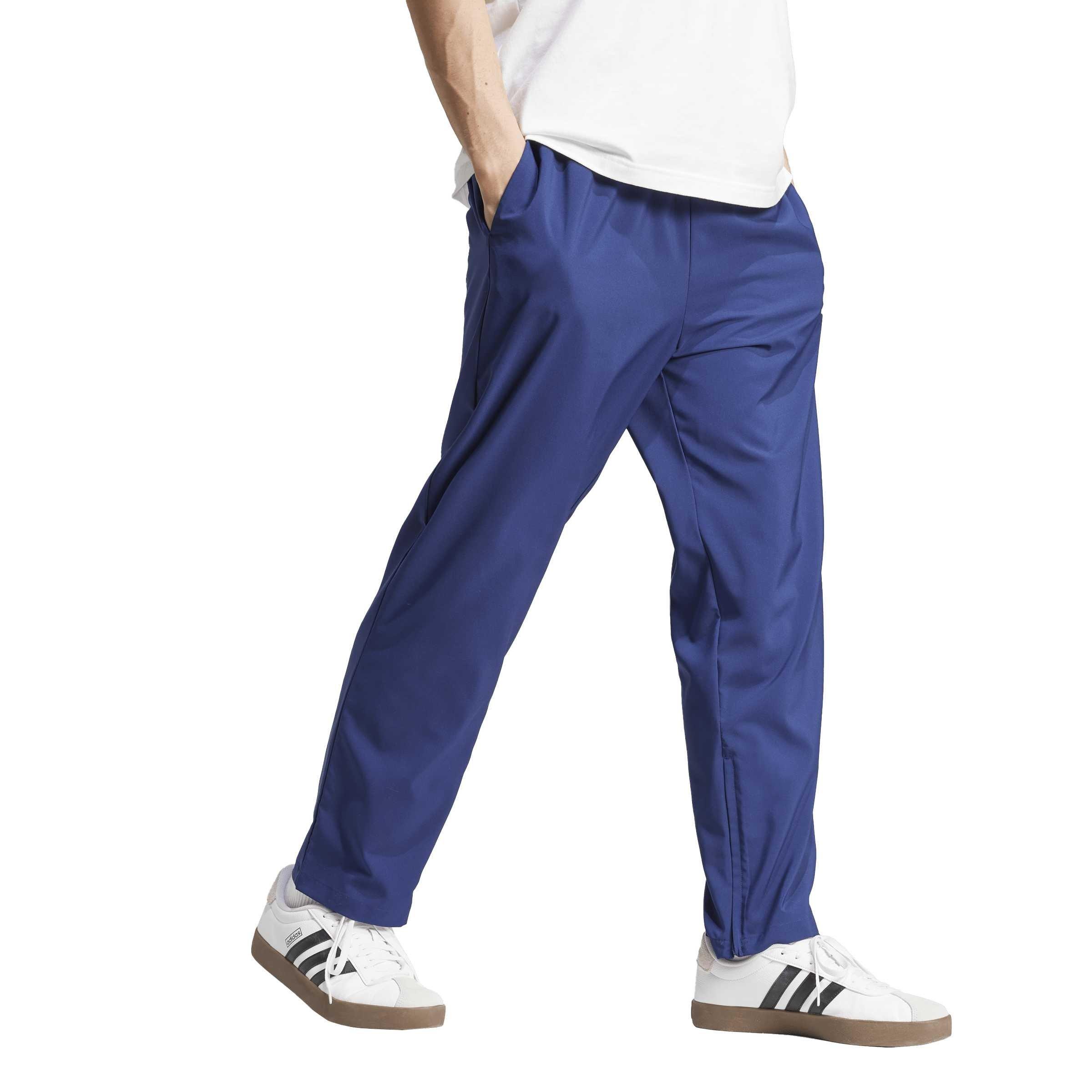 Dark Blue/White - adidas - Men's Stanford Woven Joggers - 6