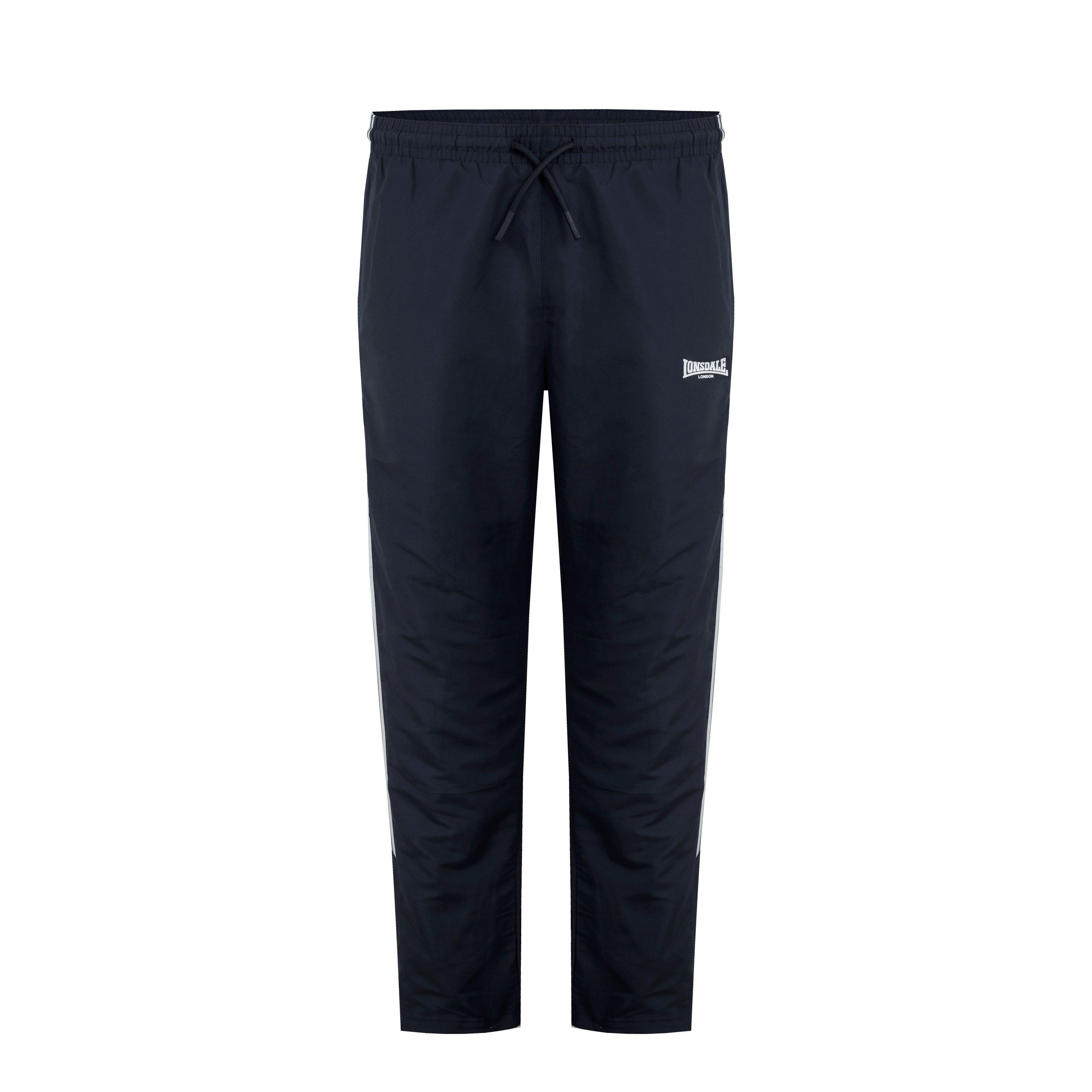 Lonsdale Men's 2 Stripe Oh Woven Bottom - Black - XL