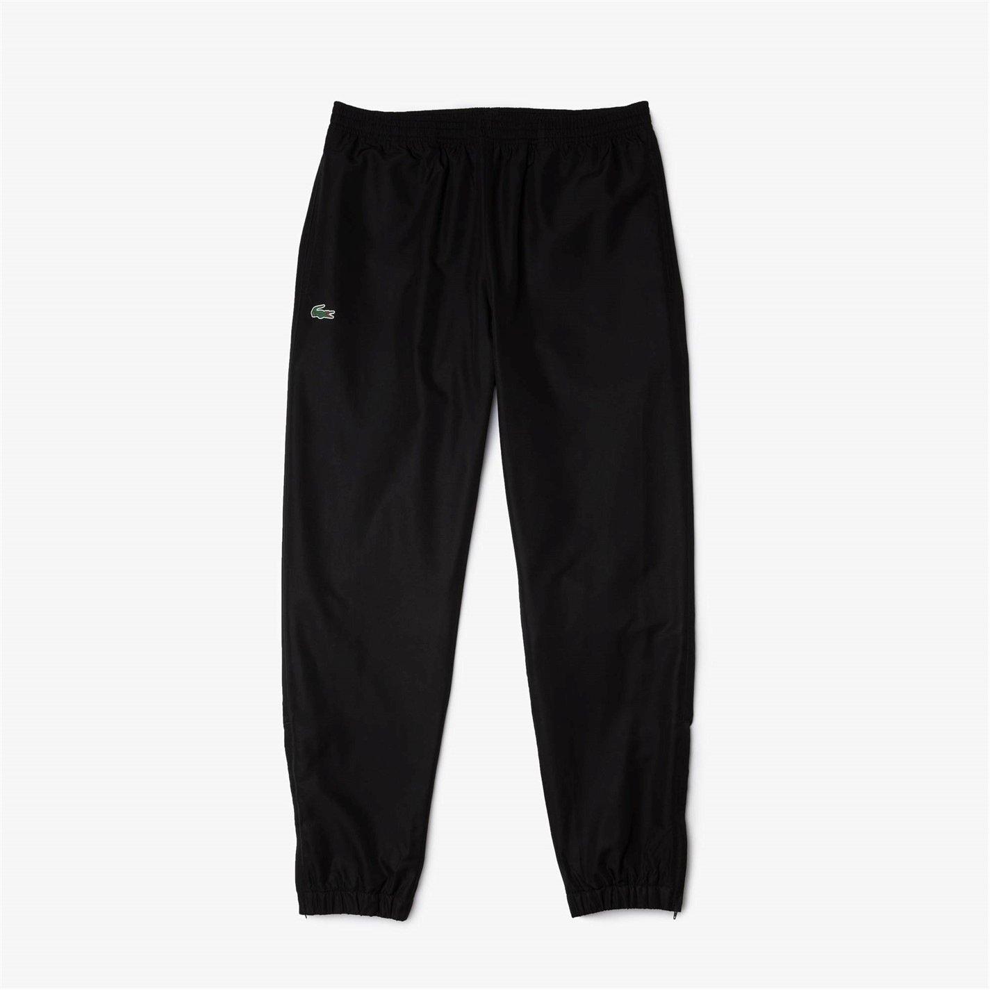 Lacoste Men's Taffeta Closed Hem Tracksuit Bottoms - Black 031 - S