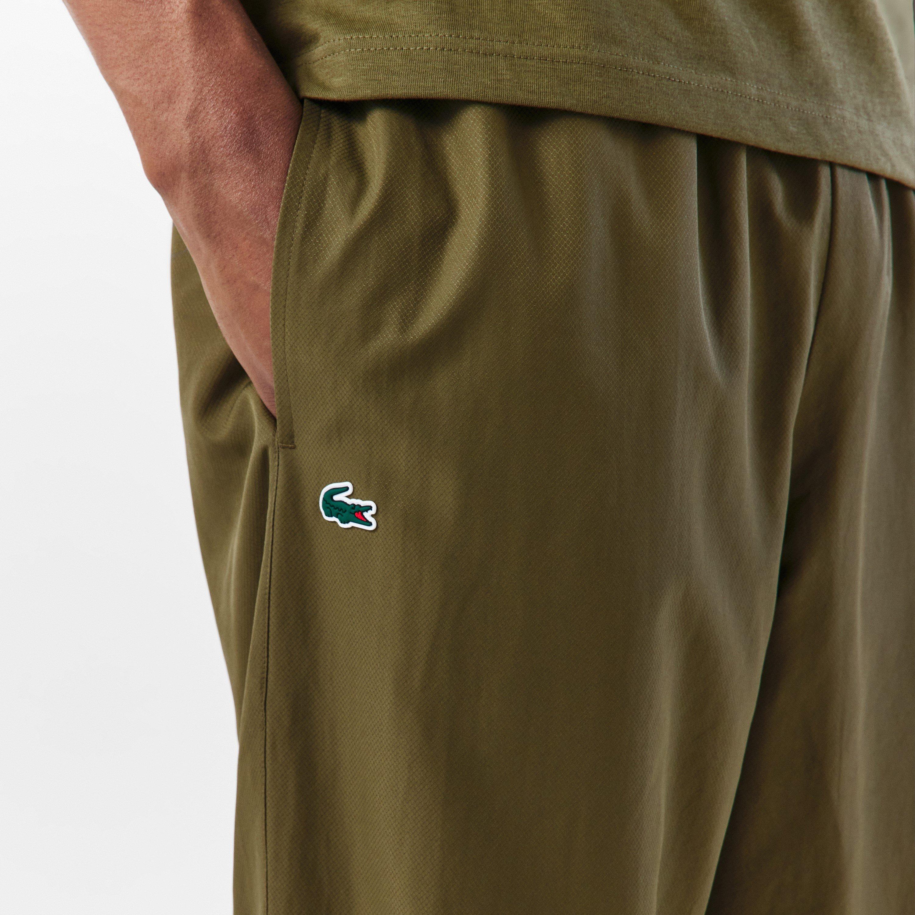 Olive E9F - Lacoste - Men's Taffeta Closed Hem Tracksuit Bottoms - 5