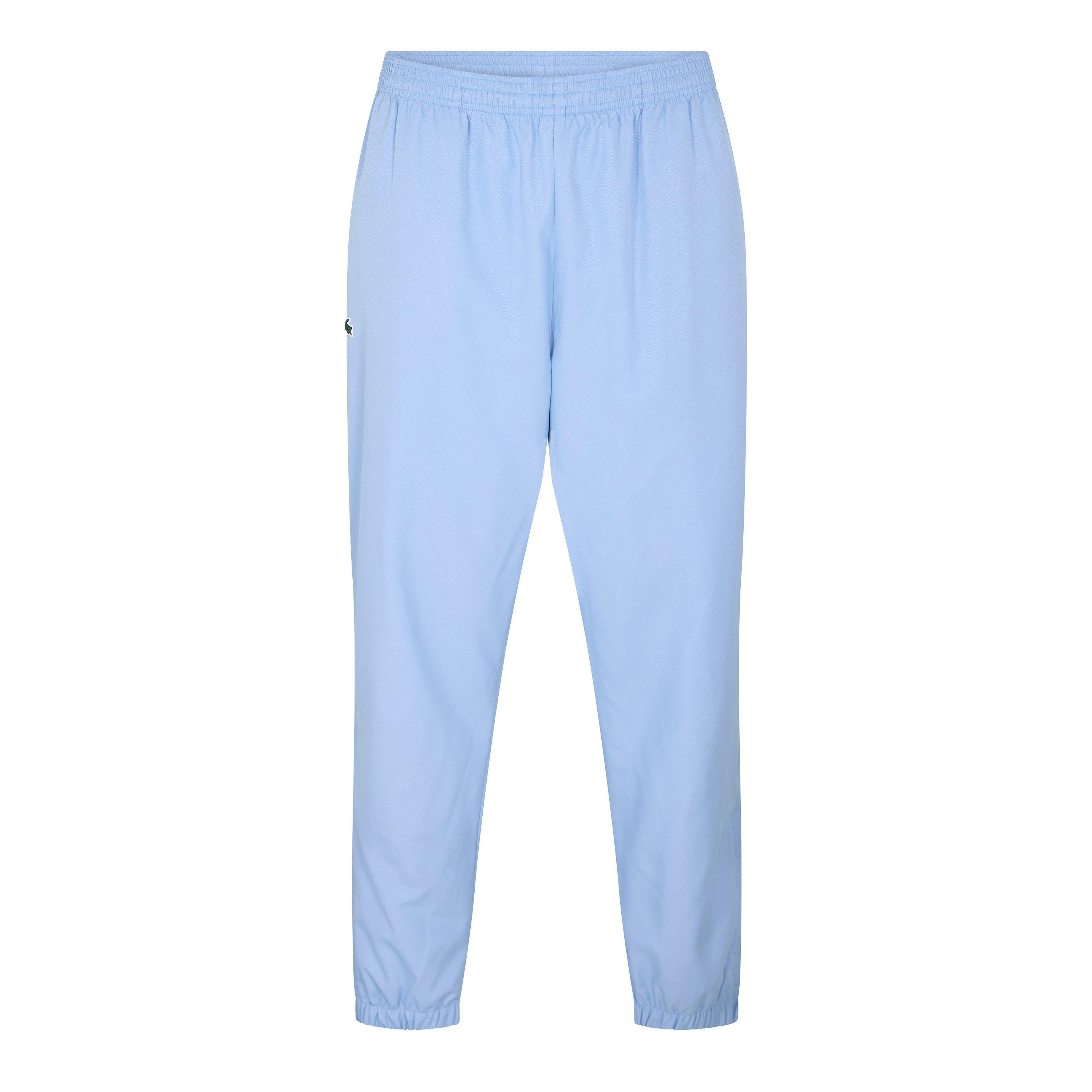 Lacoste Men's Taffeta Closed Hem Tracksuit Bottoms - Blue Aey - L