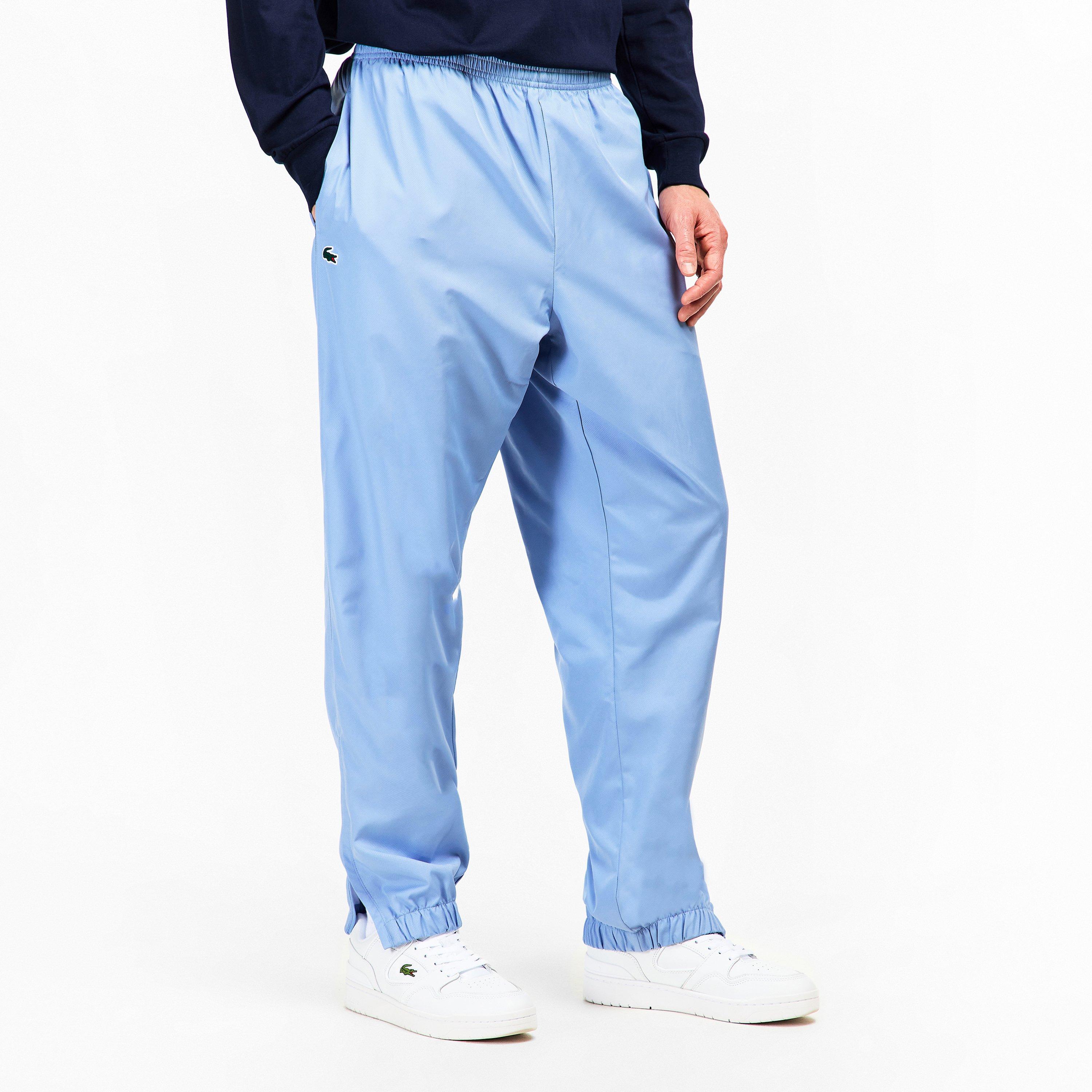 Blue AEY - Lacoste - Men's Taffeta Closed Hem Tracksuit Bottoms - 3