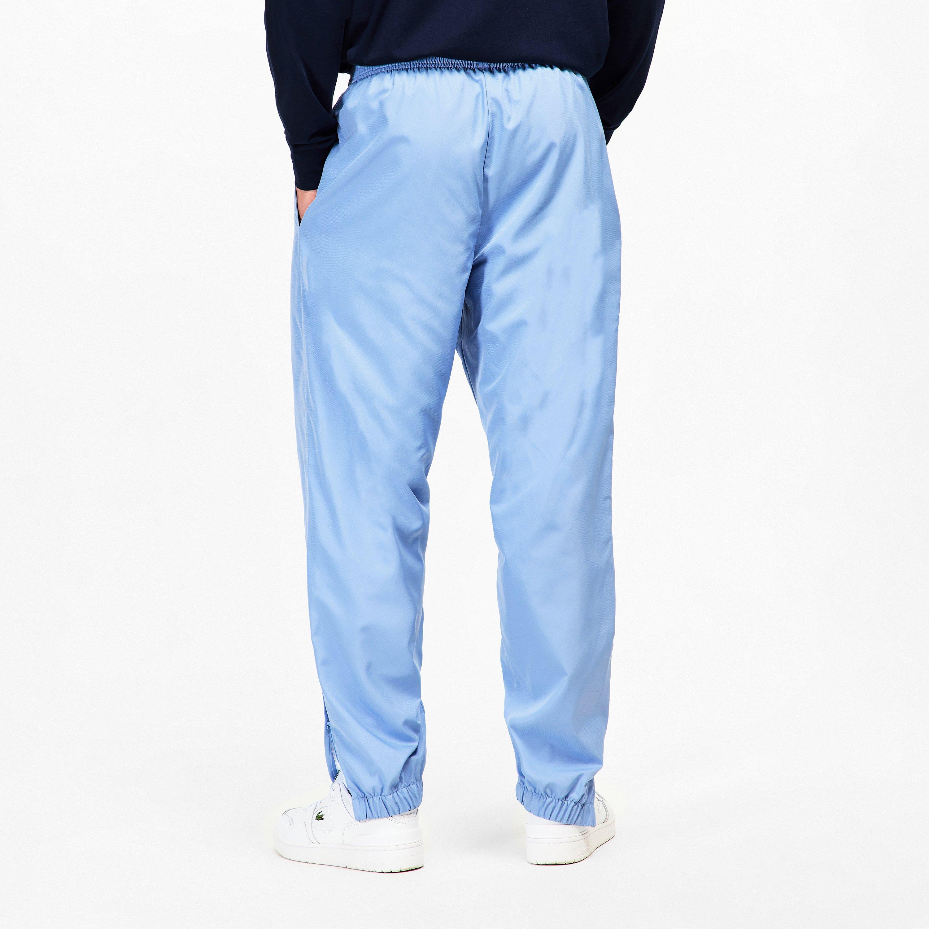 Blue AEY - Lacoste - Men's Taffeta Closed Hem Tracksuit Bottoms - 4