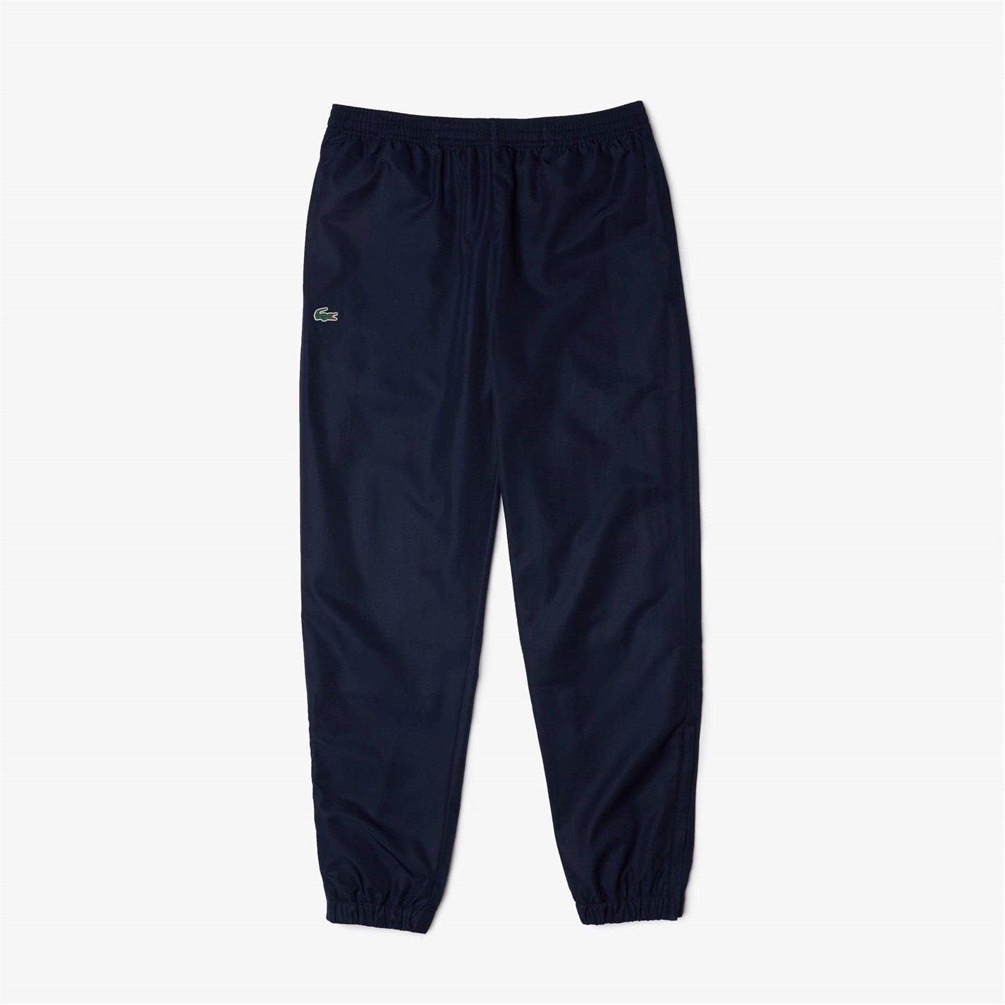 Lacoste Men's Taffeta Closed Hem Tracksuit Bottoms - Navy 166 - S