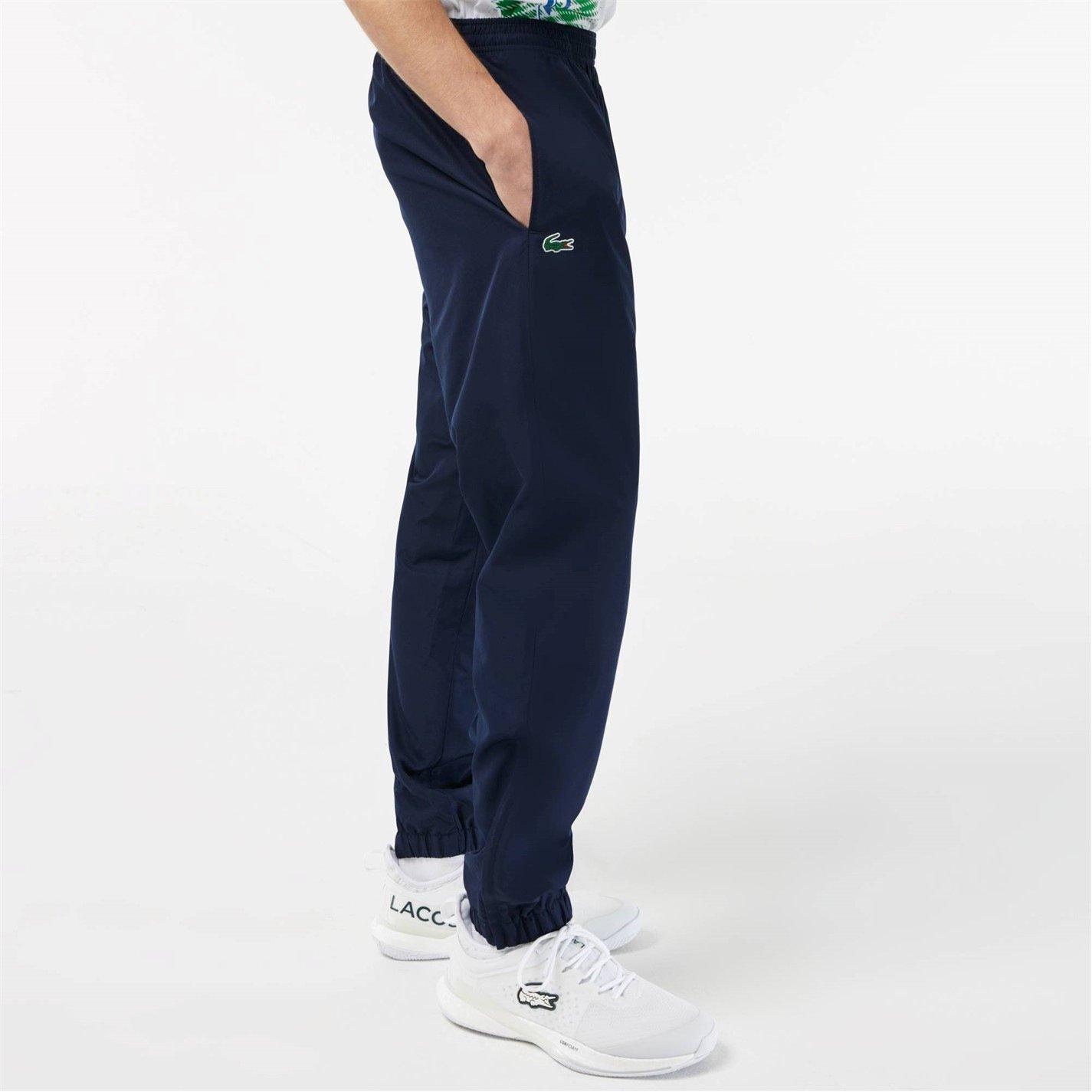 Navy 166 - Lacoste - Men's Taffeta Closed Hem Tracksuit Bottoms - 5
