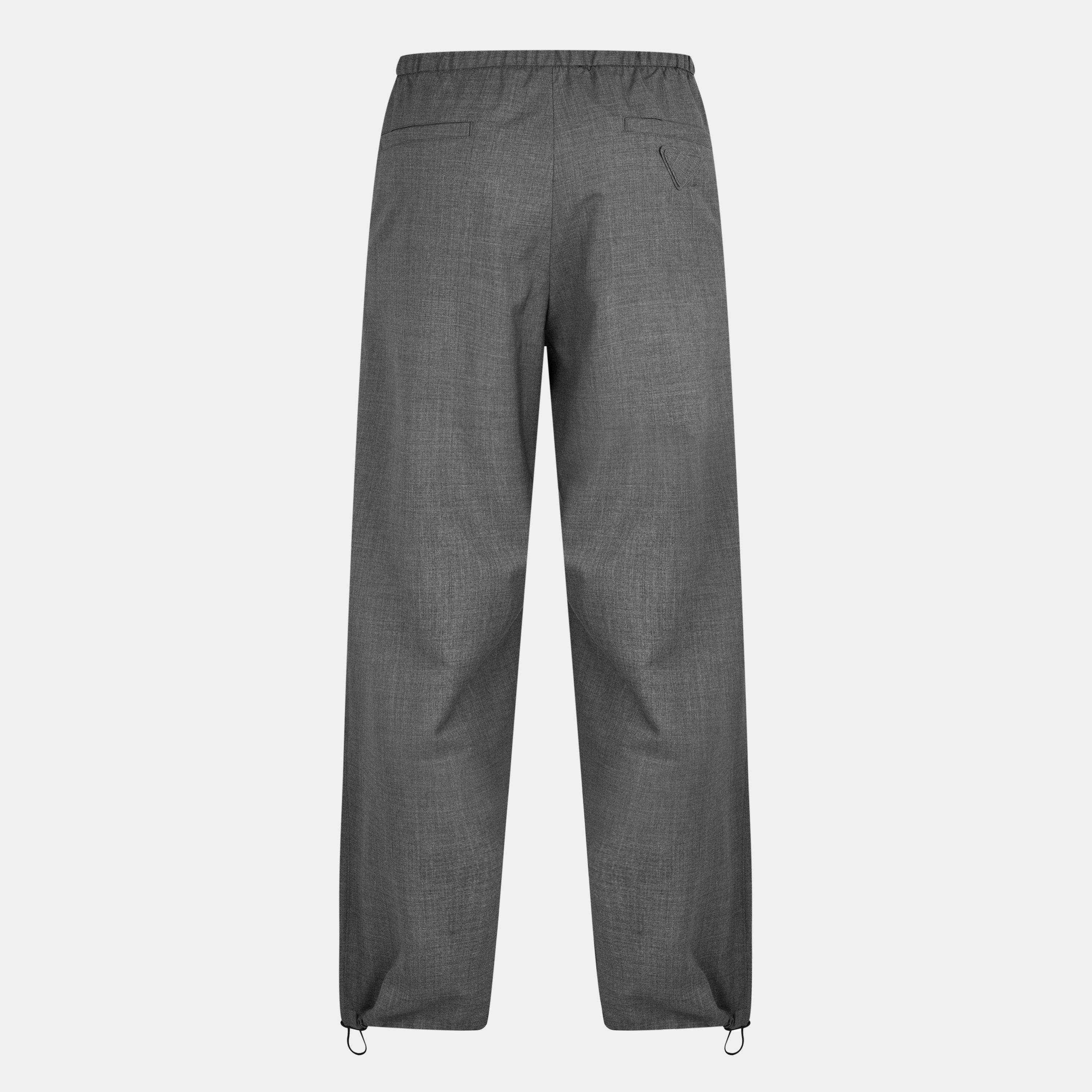 Grey - Prada - Panama Tailored Trousers - 2