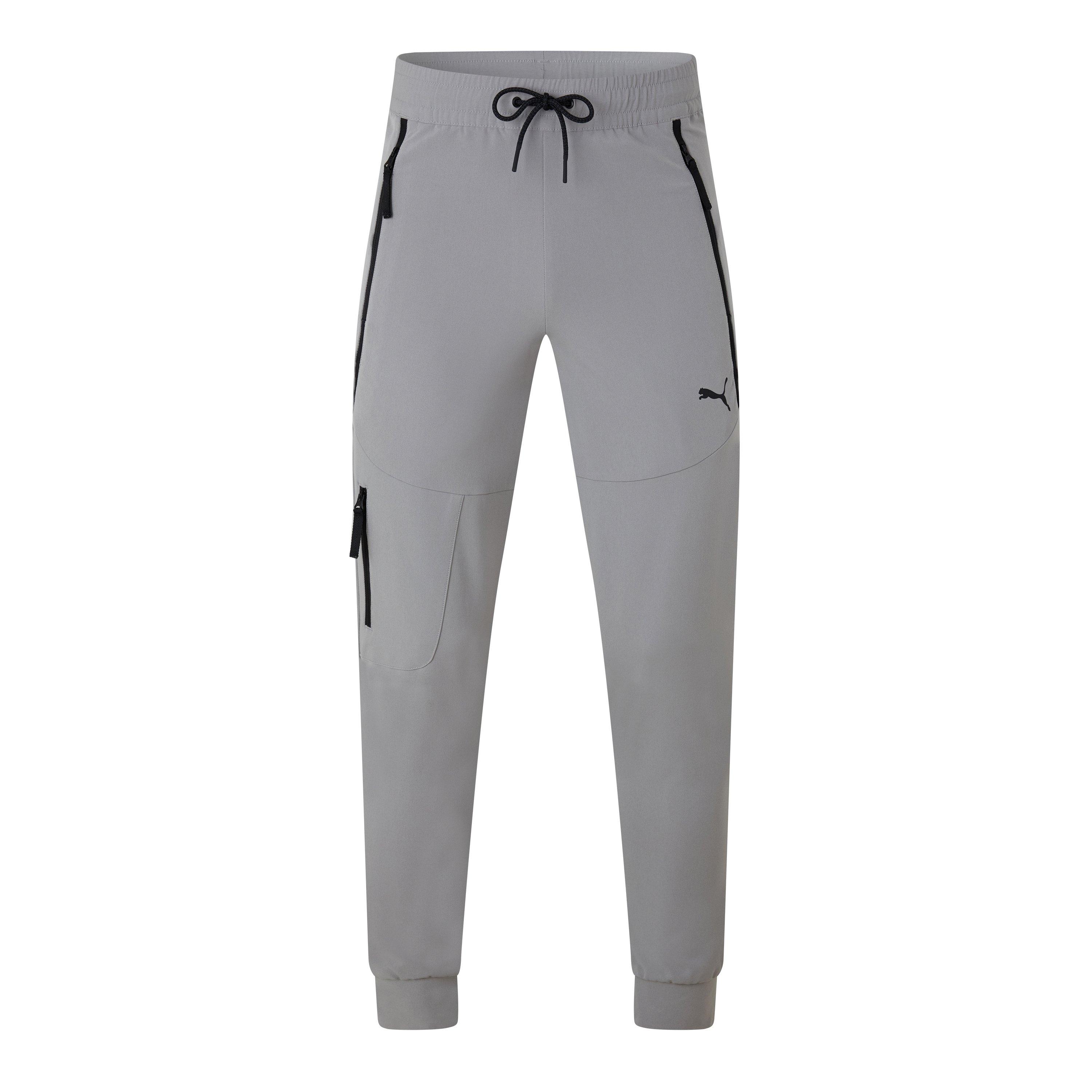 Grey - Puma - Men's Pumatech Closed Hem Woven Jogger - 1