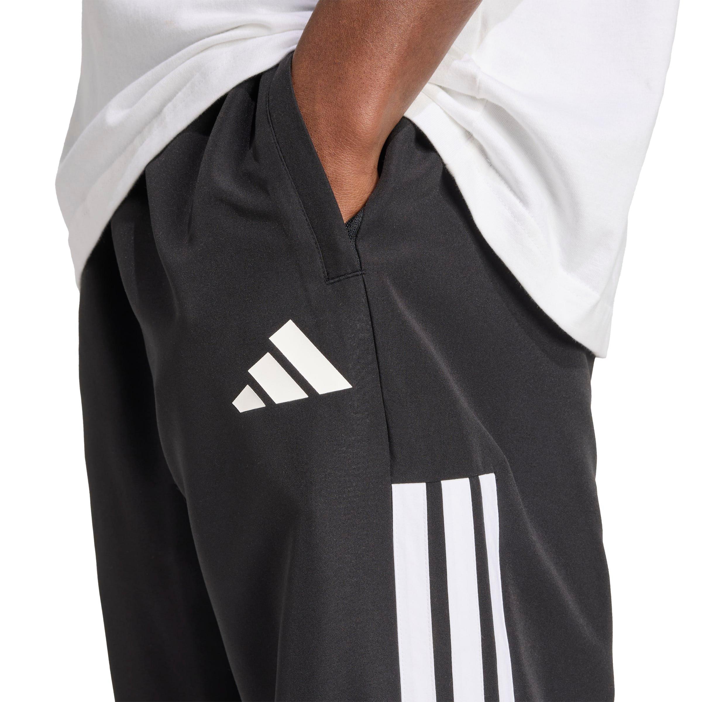 Black/White - adidas - Mens Samson 4.0 Tracksuit Bottoms - 4