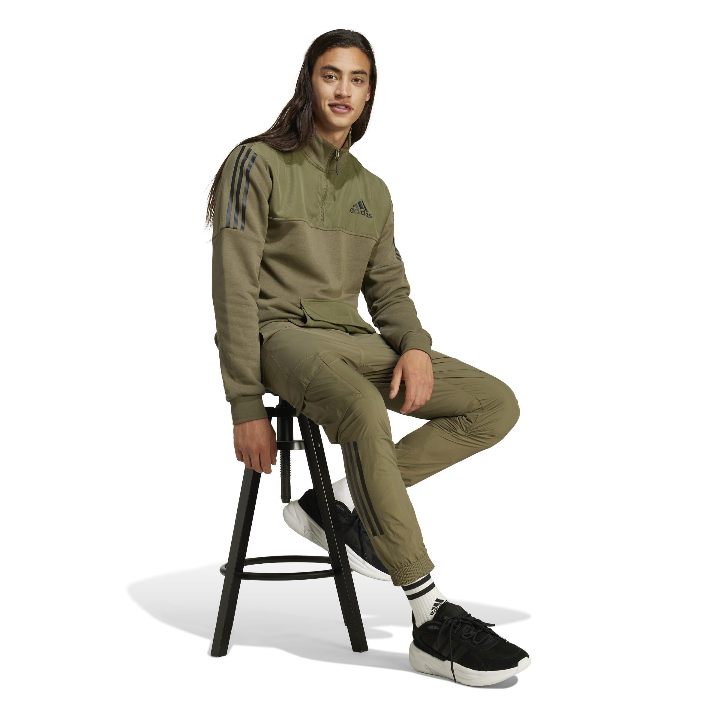 Khaki - adidas - Tech Tracksuit Bottoms Adults - 4