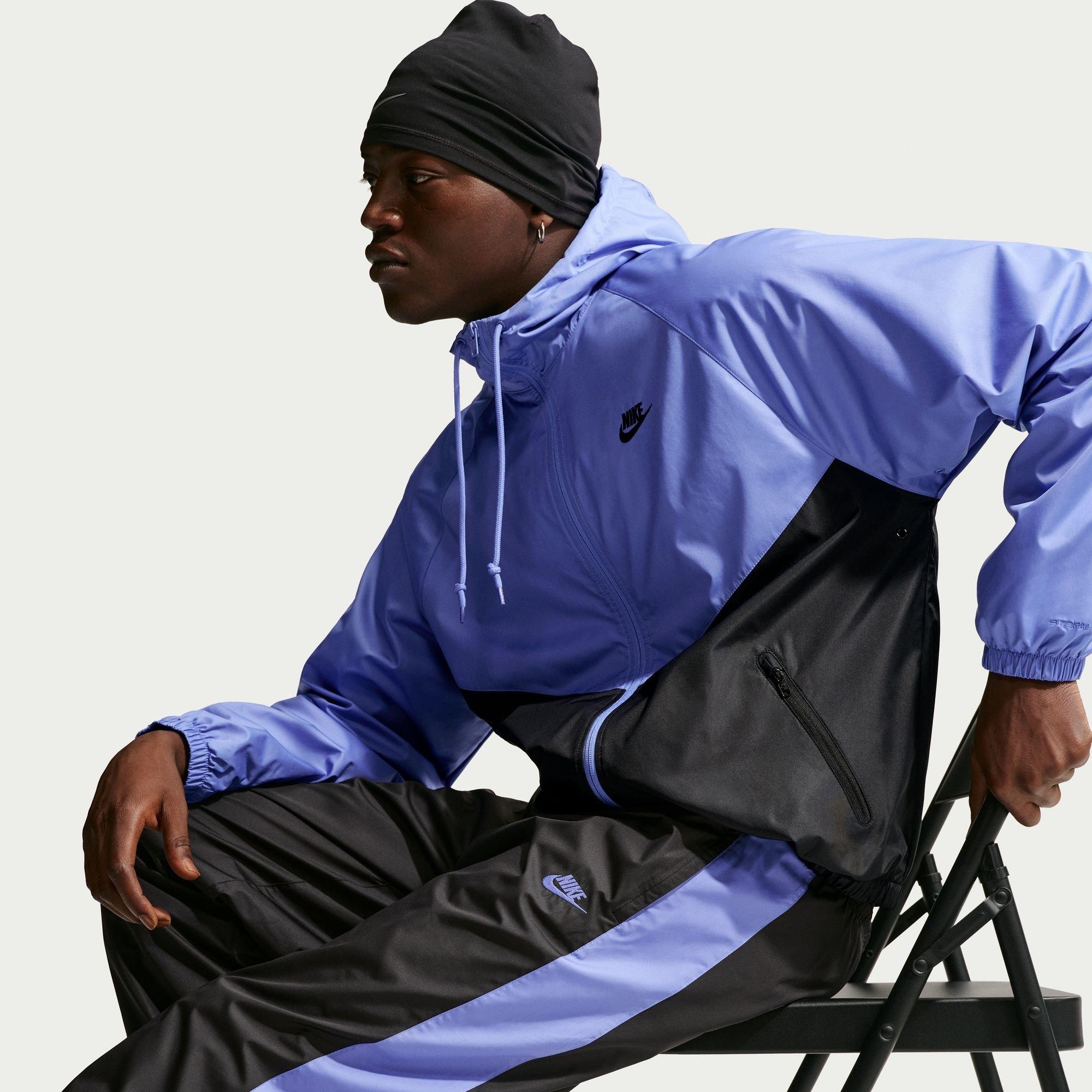 Crna/Safir - Nike - Nike Windrunner Pant Sn99 - 3