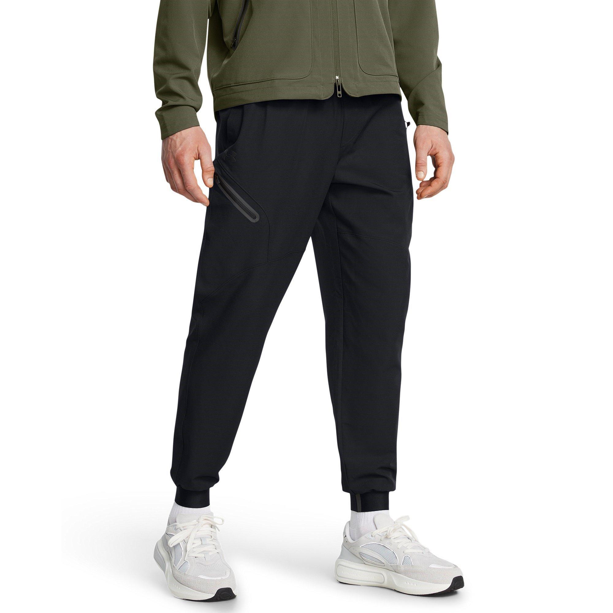 Schwarz - Under Armour - Unstoppable Closed Hem Woven Joggers - 2