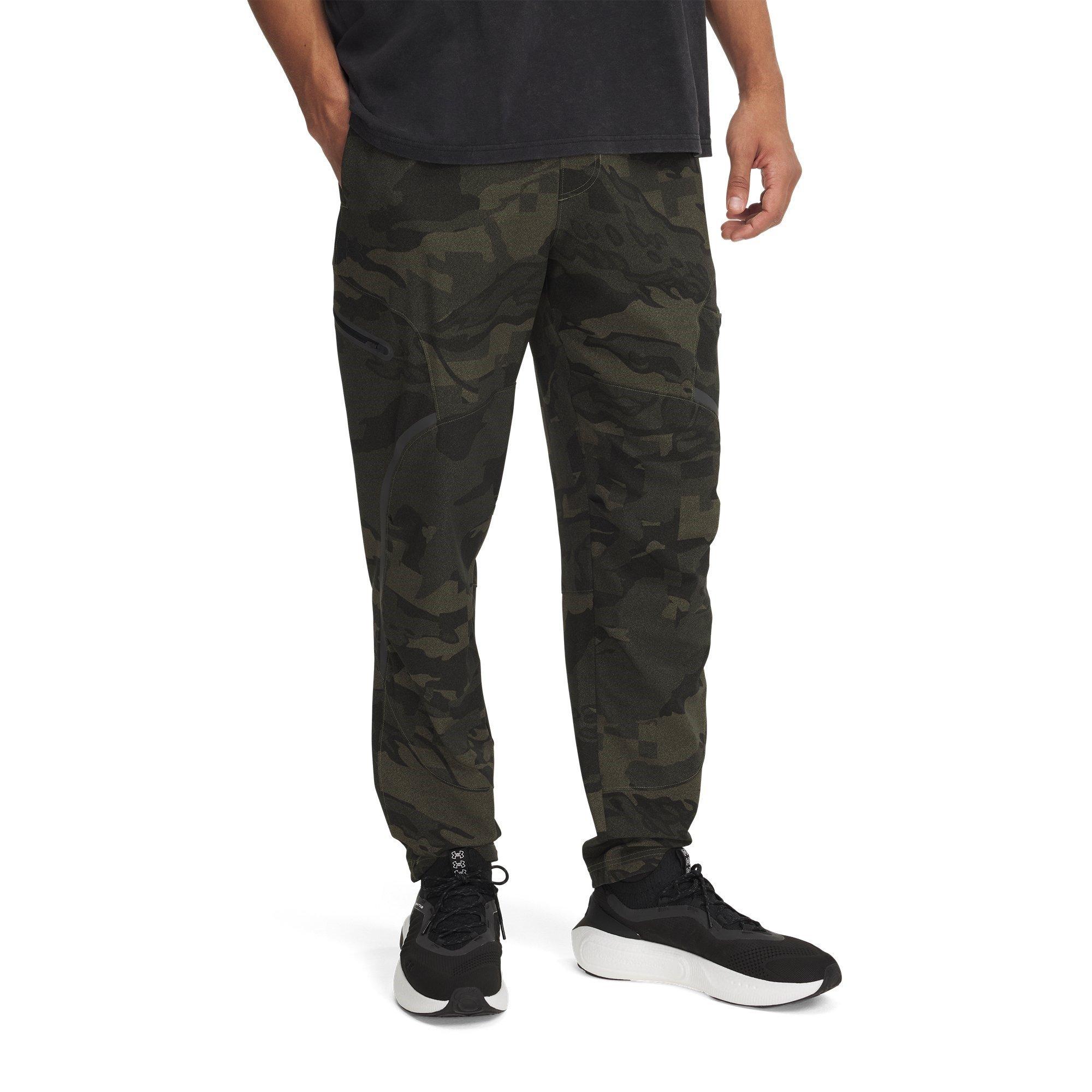 Under Armour Men's Unstop Cargo Closed Hem Woven Joggers - Green - L