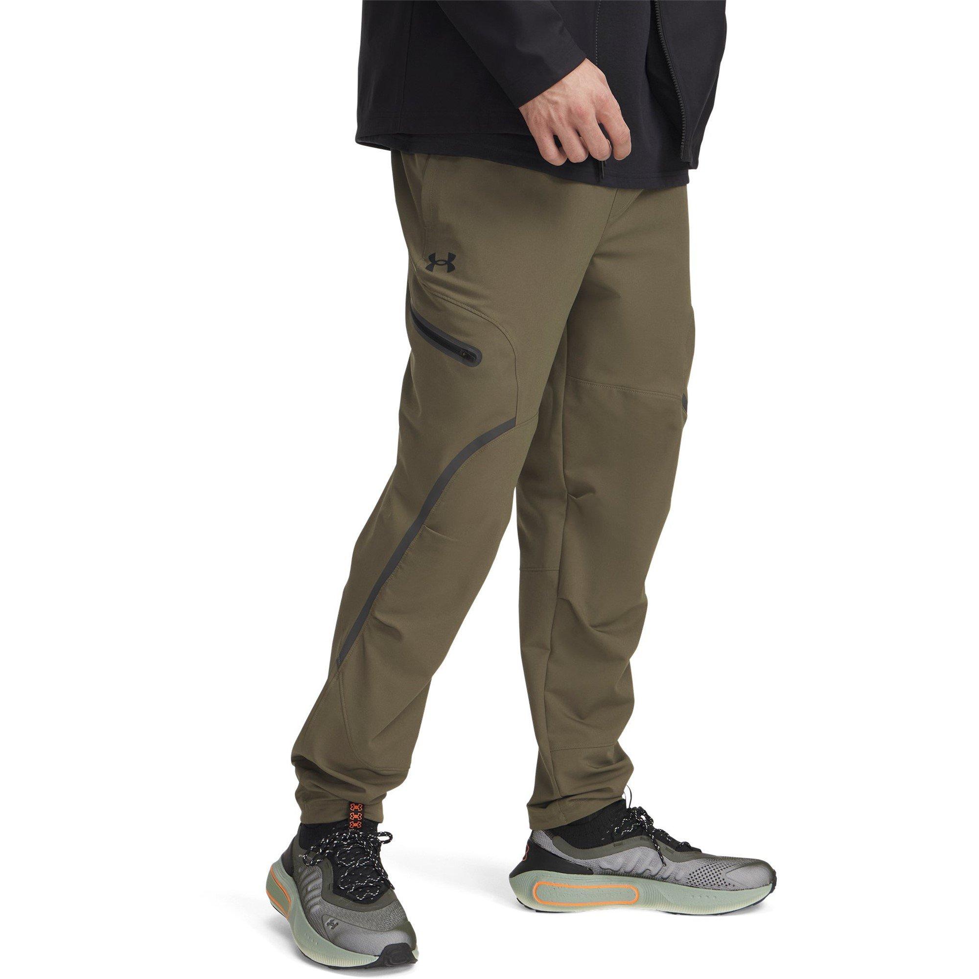 Under Armour Men's Unstop Cargo Closed Hem Woven Joggers - Green - S