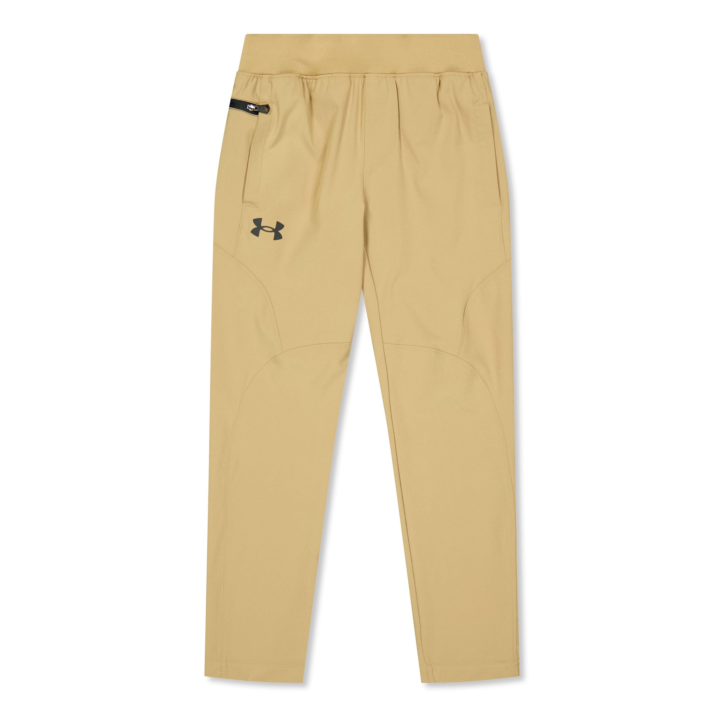 Brown - Under Armour - Kids' Sportswear Woven Joggers - 1
