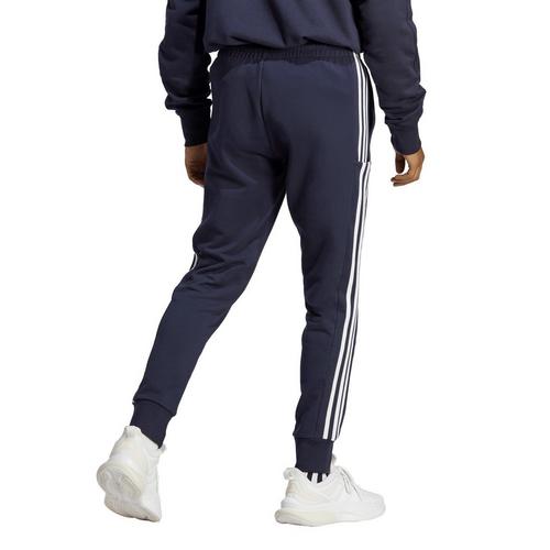 Legink/White - adidas - Essentials French Terry Tappered Cuff 3 Stripes Mens Joggers - 3