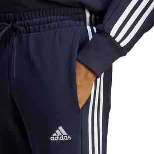 Legink/White - adidas - Essentials French Terry Tappered Cuff 3 Stripes Mens Joggers - 5