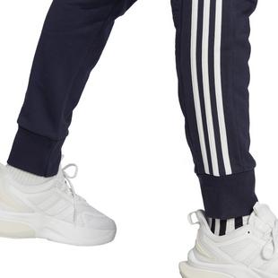 Legink/White - adidas - Essentials French Terry Tappered Cuff 3 Stripes Mens Joggers - 6