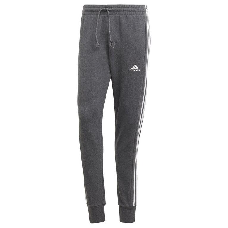 adidas | Essentials 3 Stripes Mens French Terry Tapered Joggers ...
