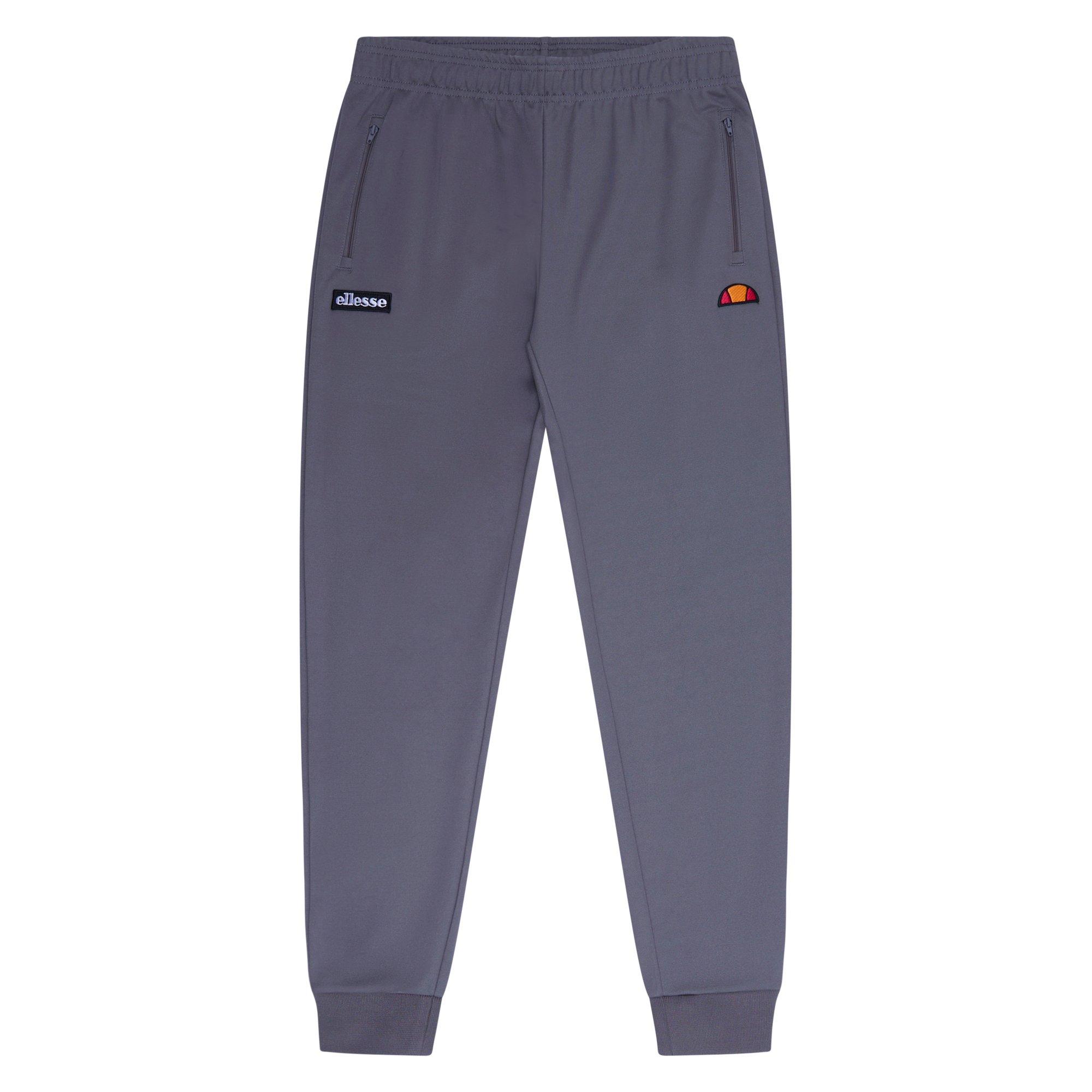 Grey - Ellesse - Men's Bertoni Trac Closed Hem Woven Tracksuit Joggers - 1