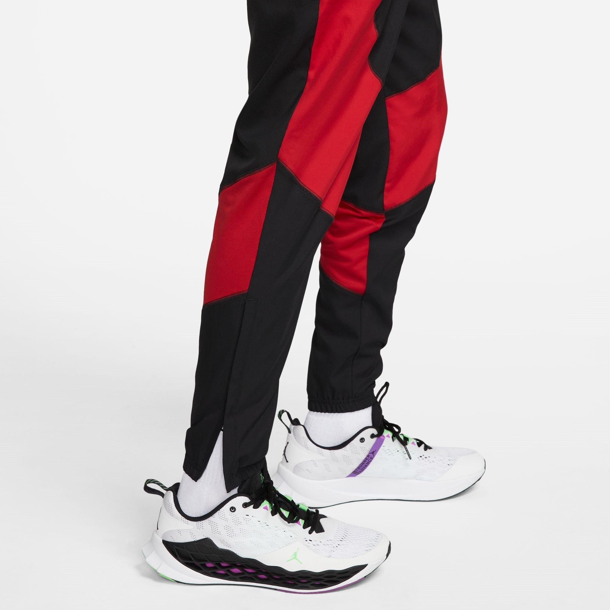 Black and red jordan pants online