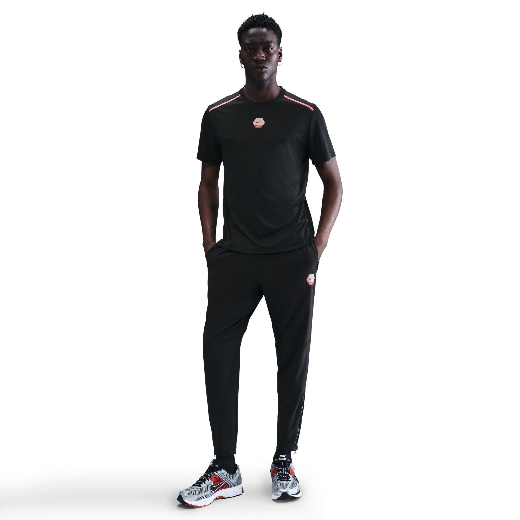 Zwart/Rood - Nike - City Run Jogging Bottoms Mens - 3