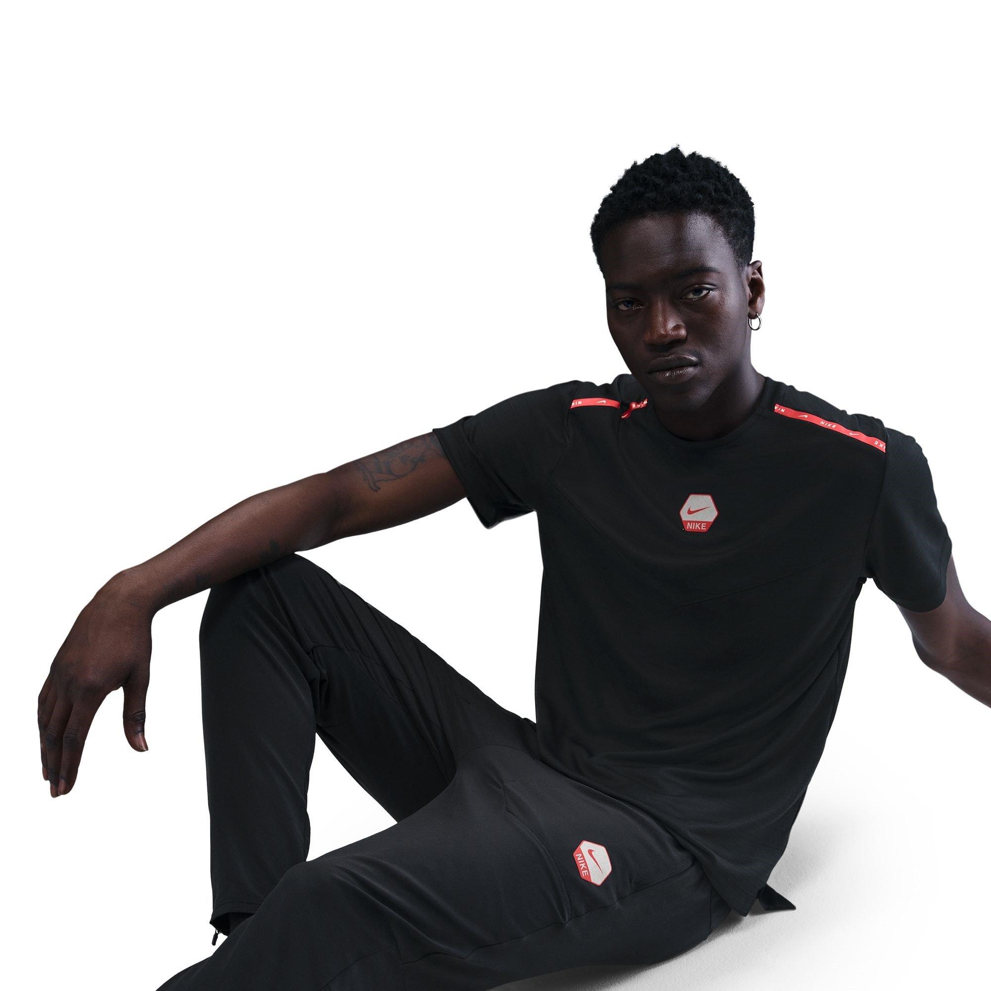 Zwart/Rood - Nike - City Run Jogging Bottoms Mens - 5