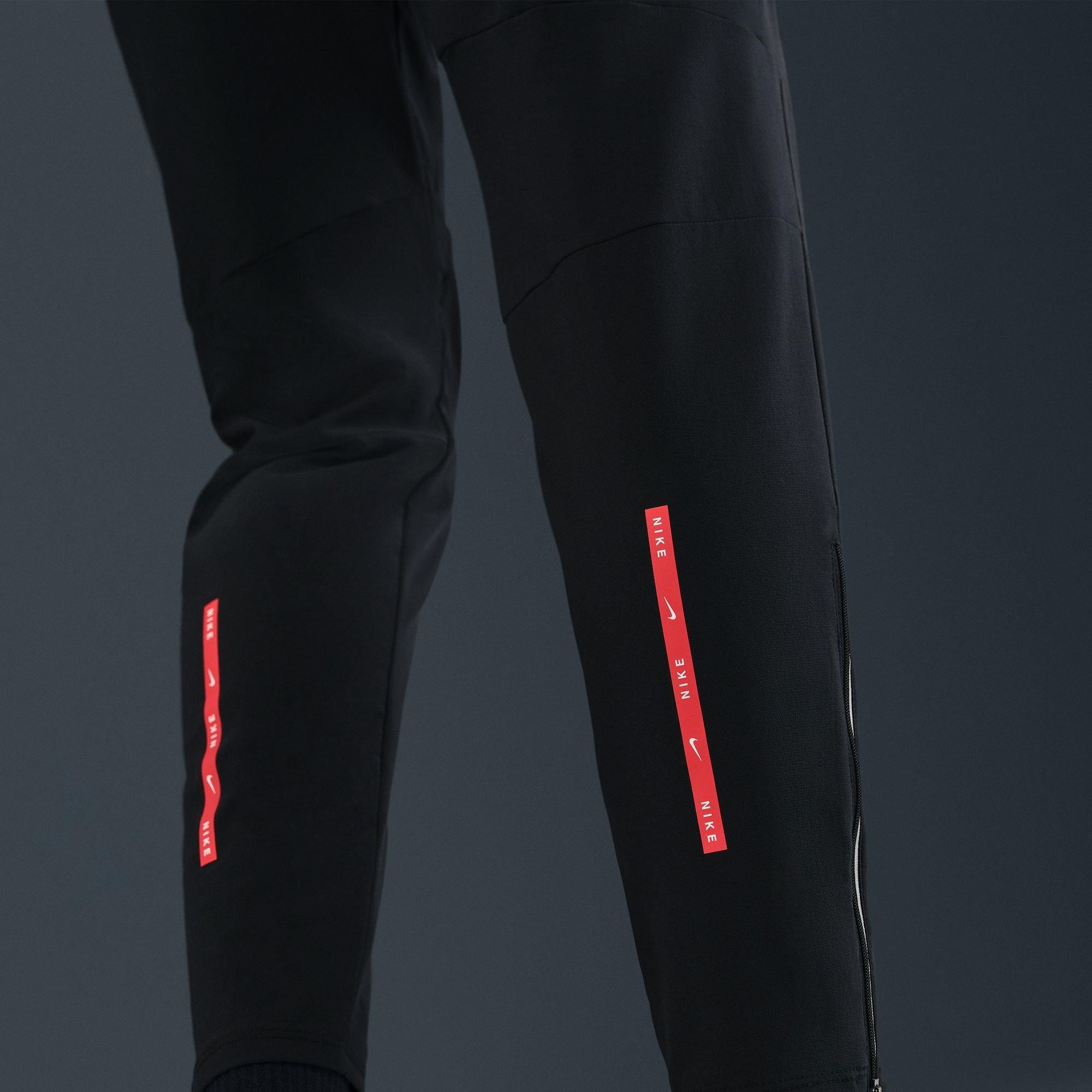 Zwart/Rood - Nike - City Run Jogging Bottoms Mens - 9