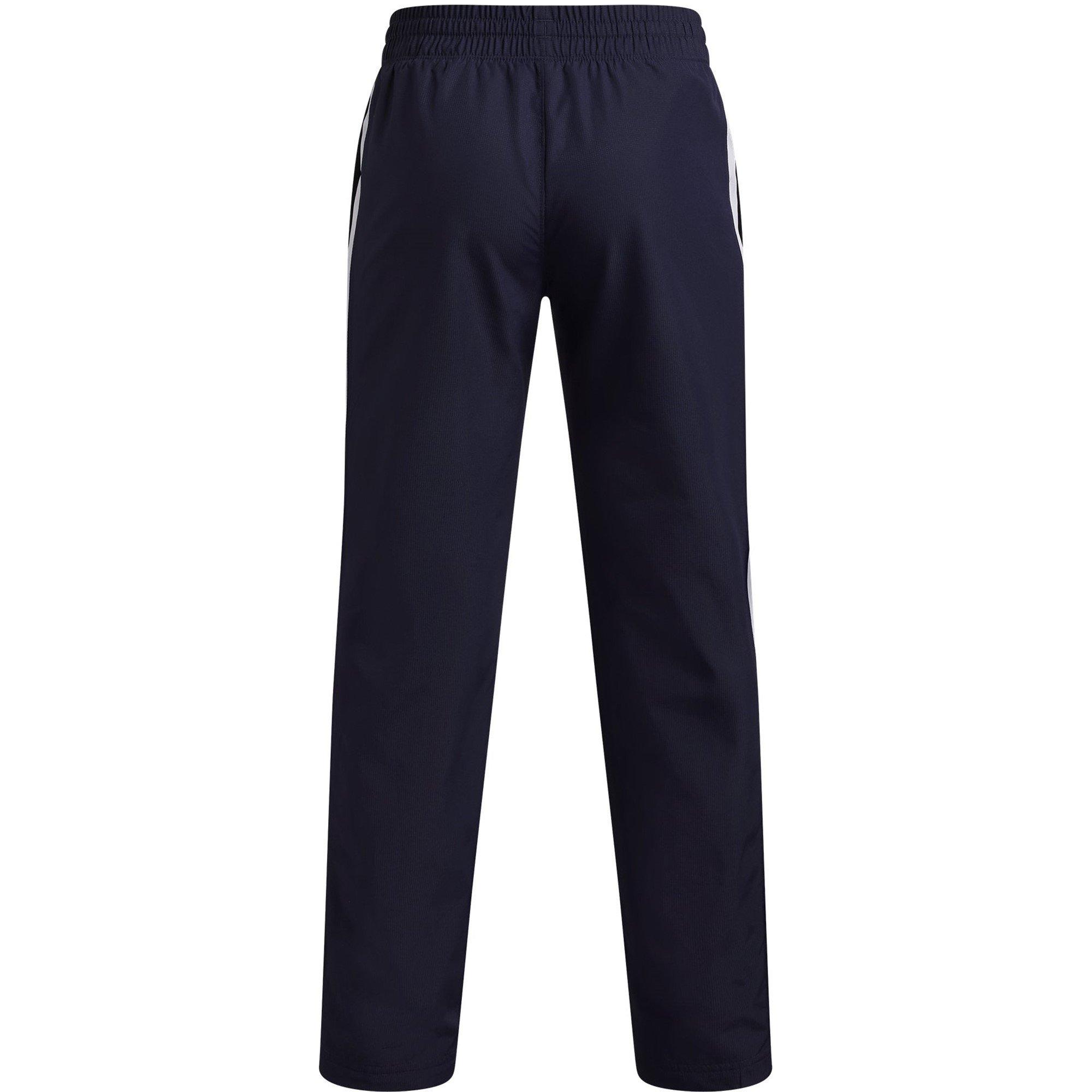 Navy/White - Under Armour - Kids Rival Closed Hem Joggers - 2