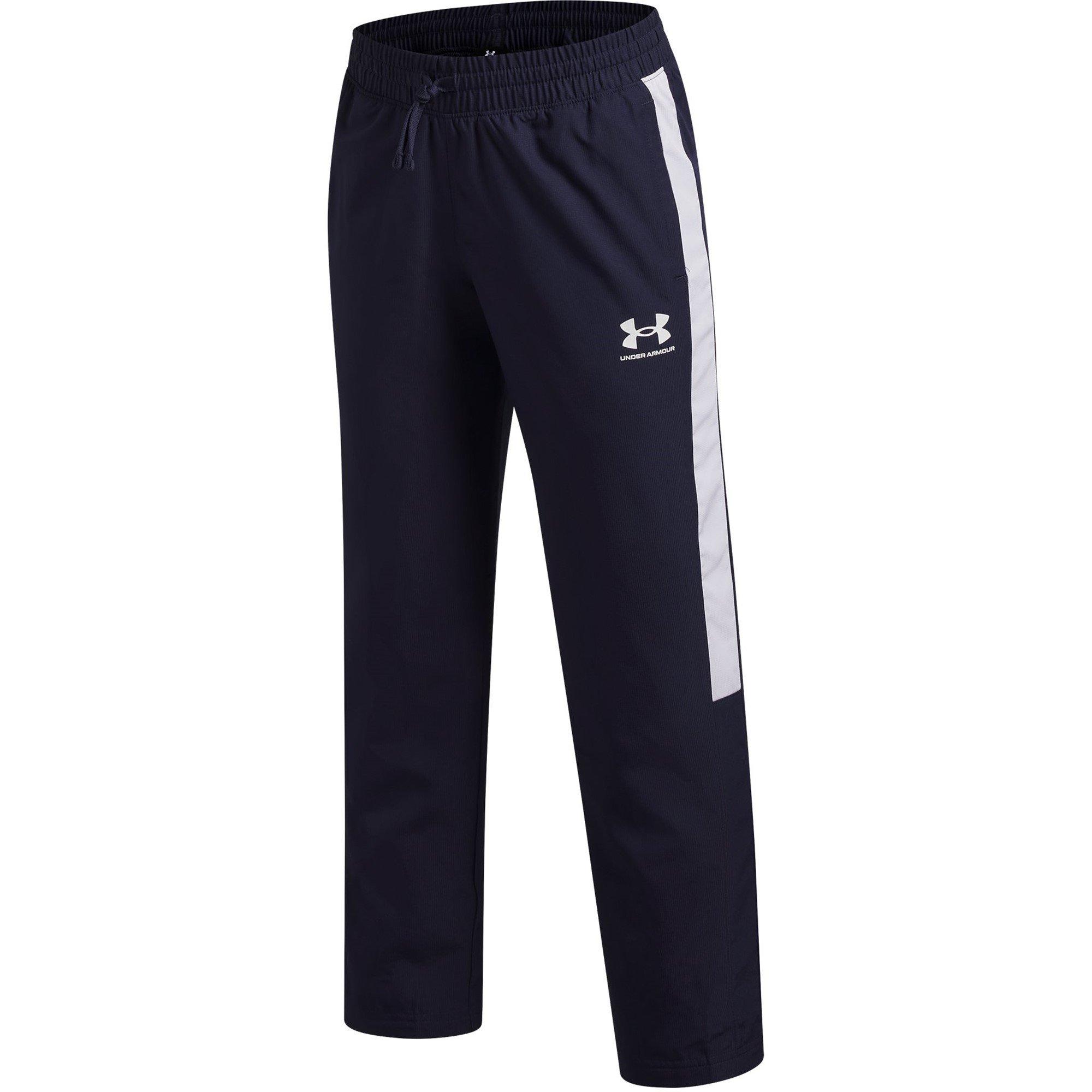 Navy/White - Under Armour - Kids Rival Closed Hem Joggers - 3
